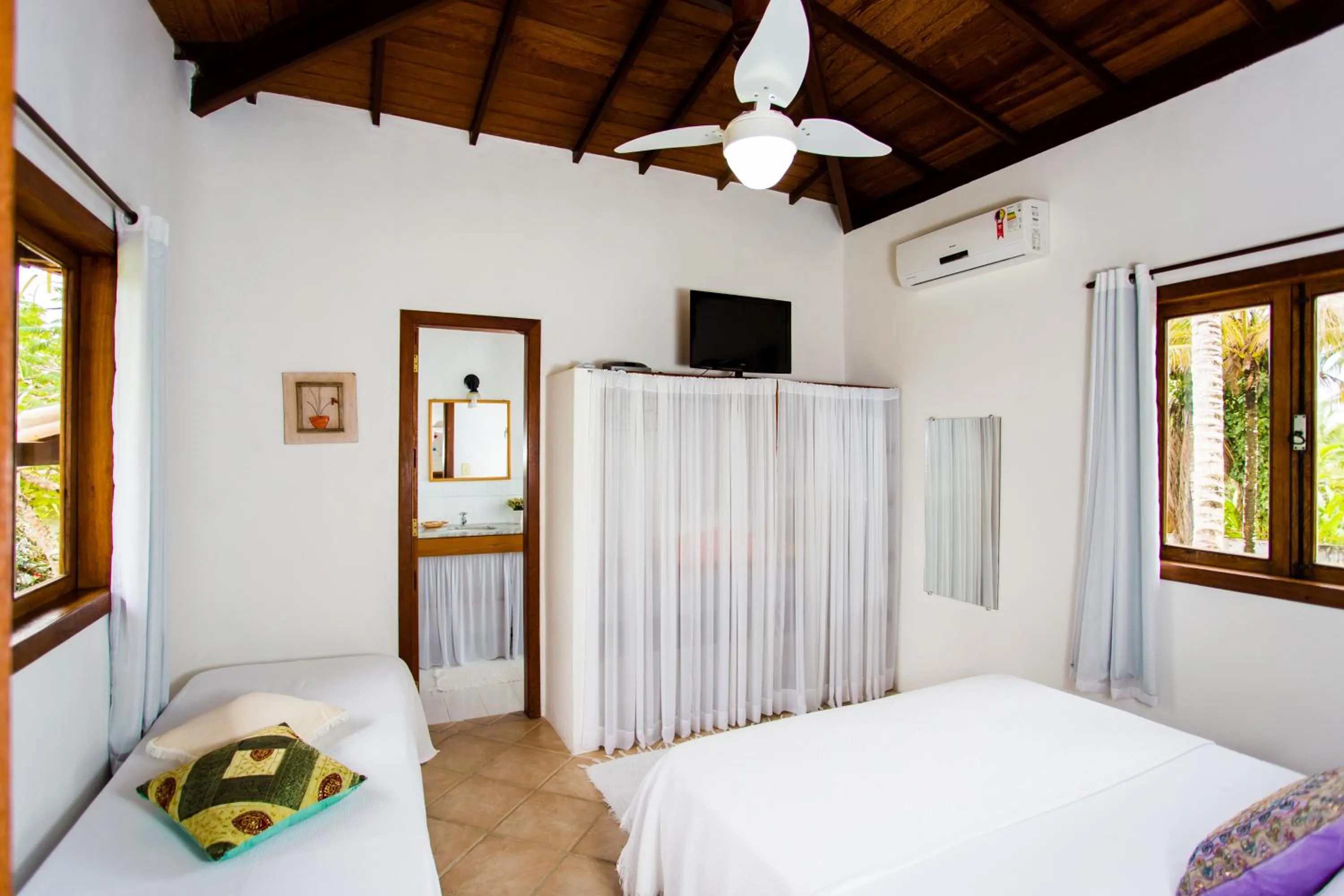 Bed in Pousada Recanto do Arraial