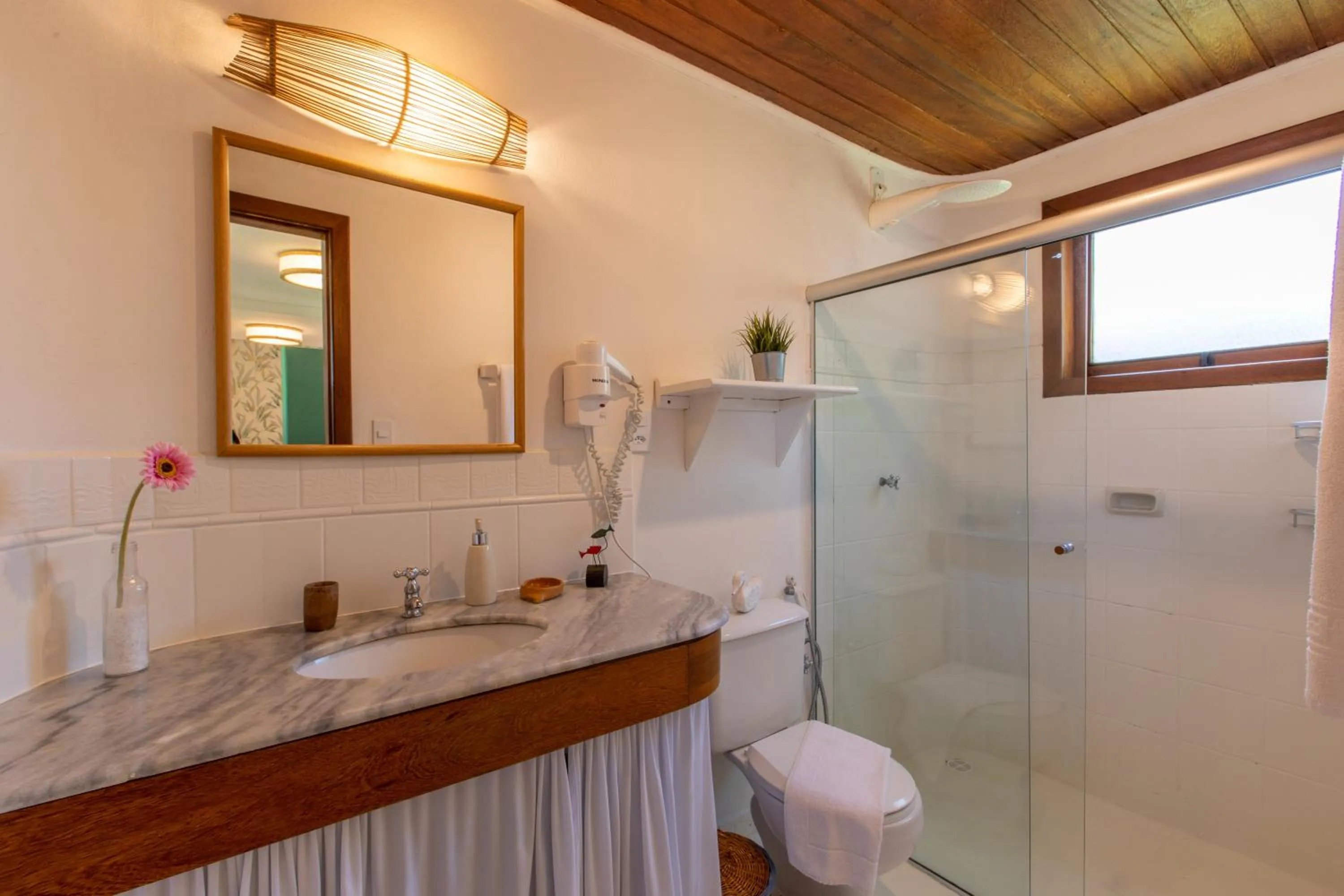 Shower in Pousada Recanto do Arraial