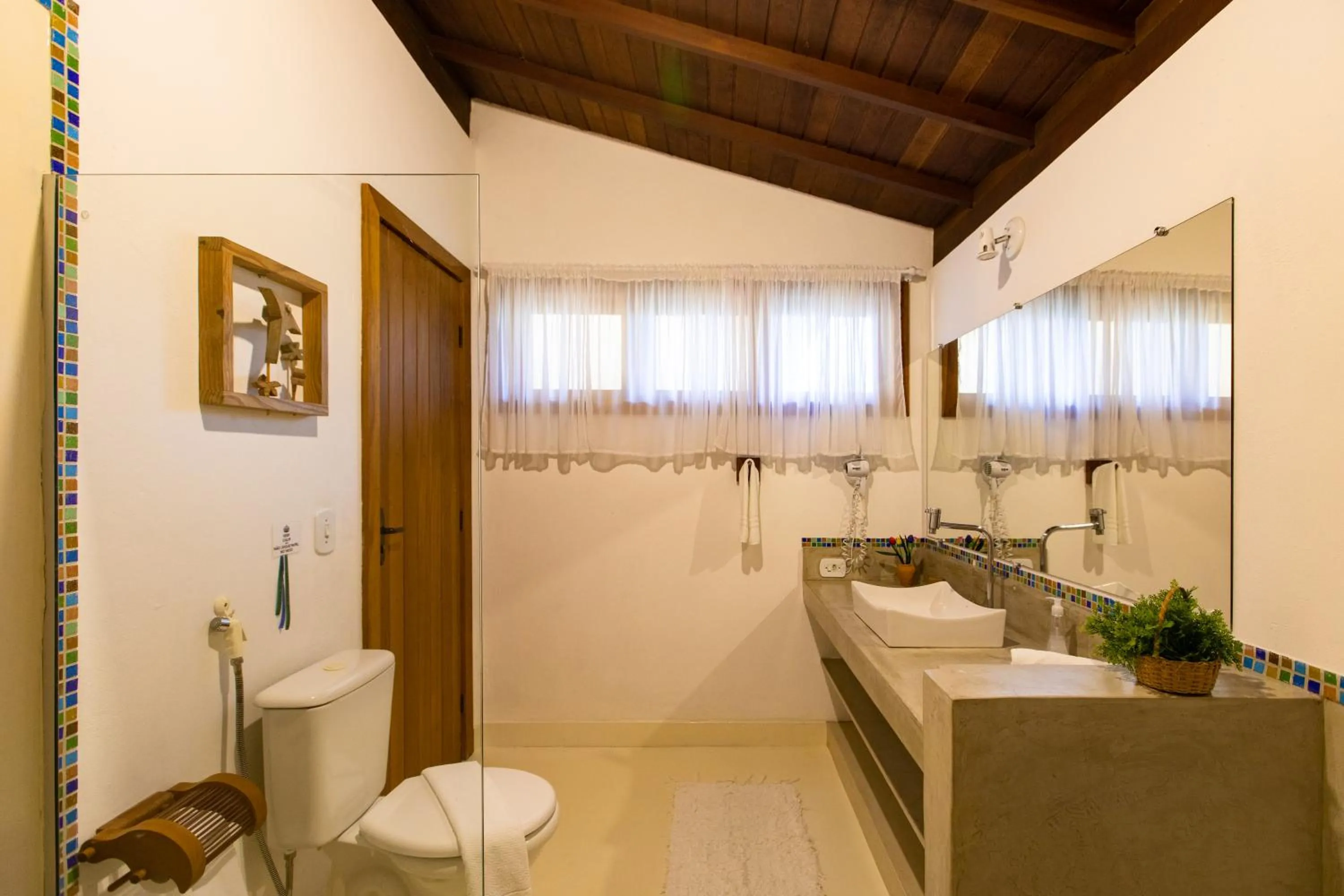 Bathroom in Pousada Recanto do Arraial