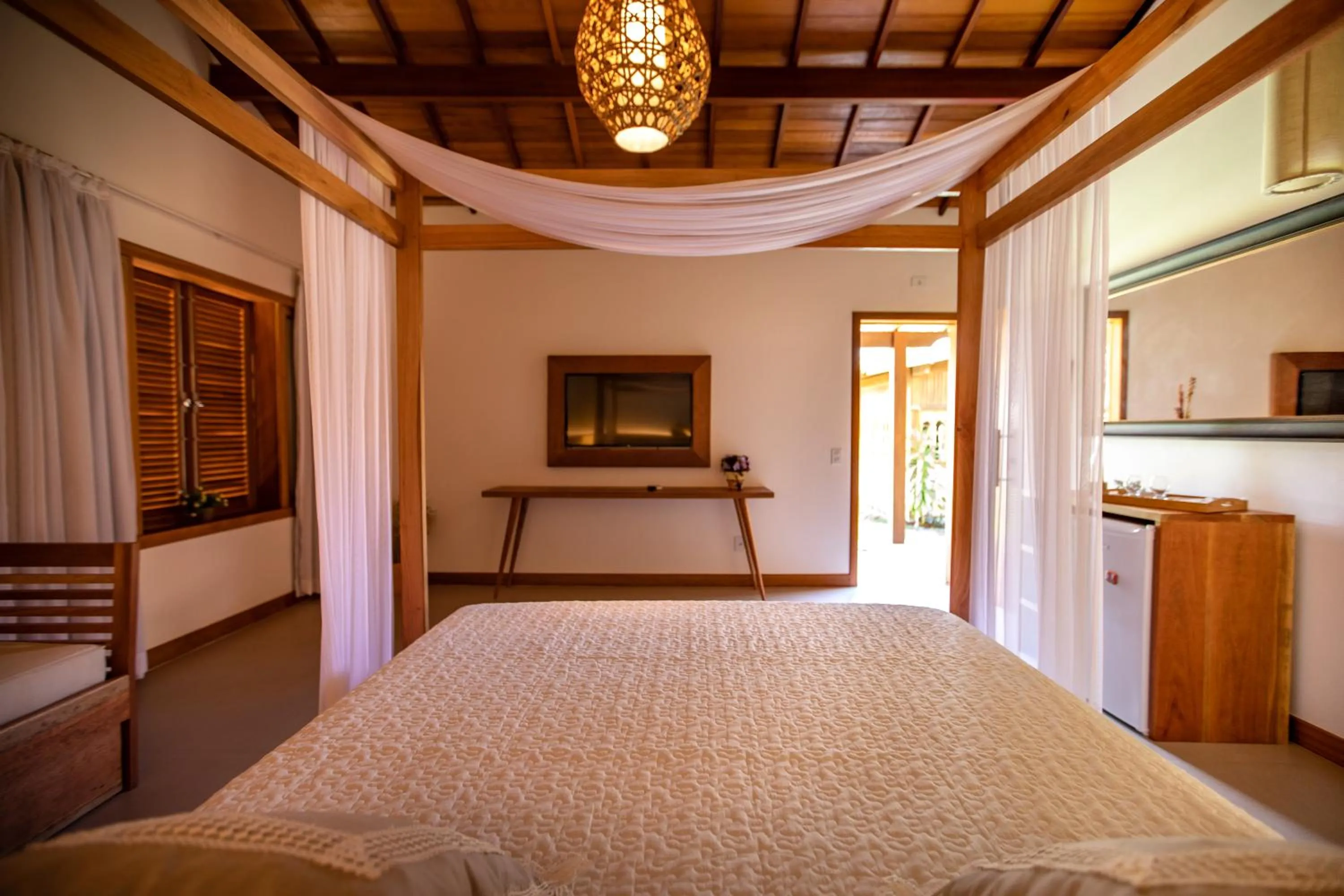 Bed in Pousada Recanto do Arraial