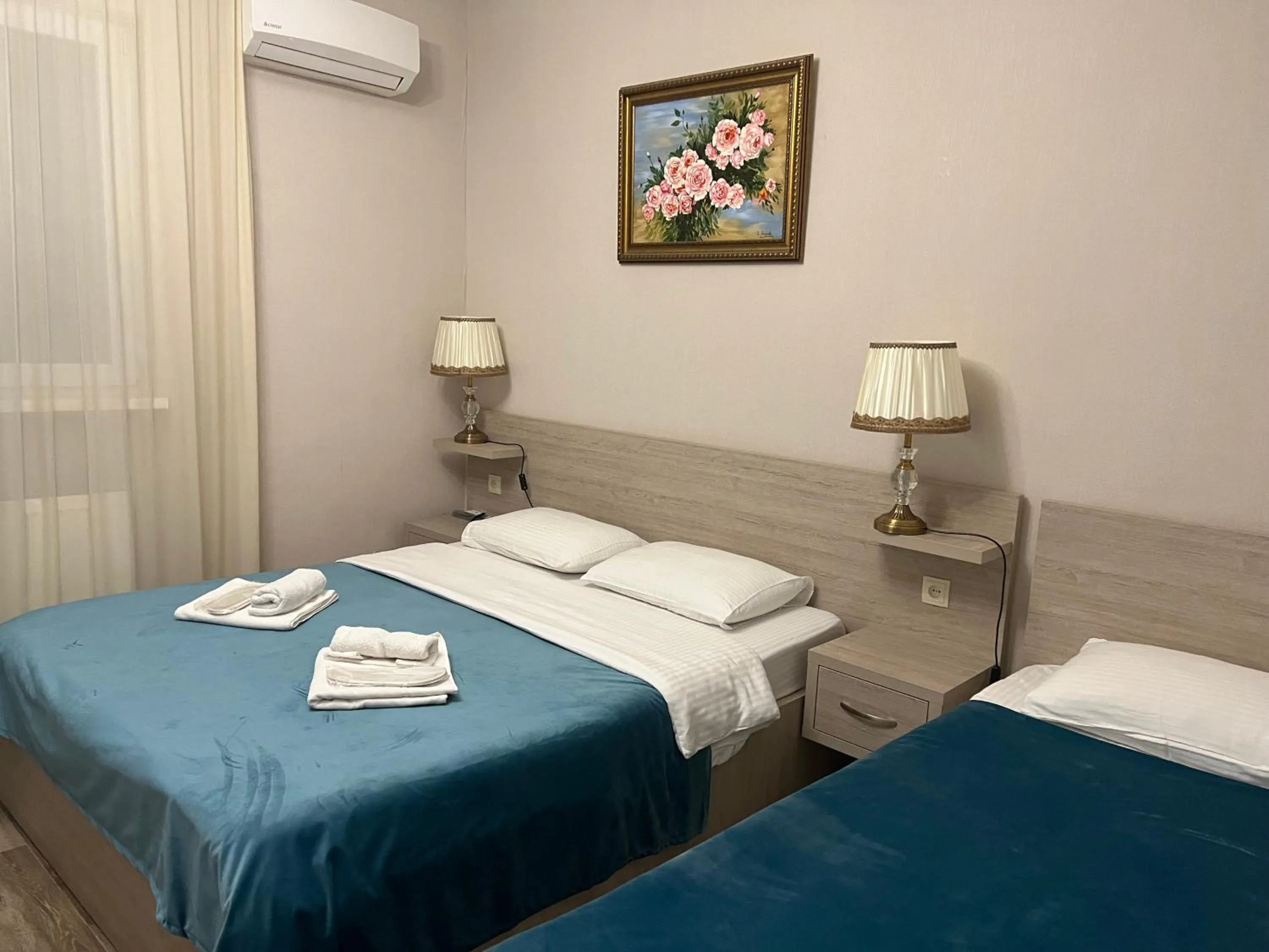 Bed in Family Hotel Triston