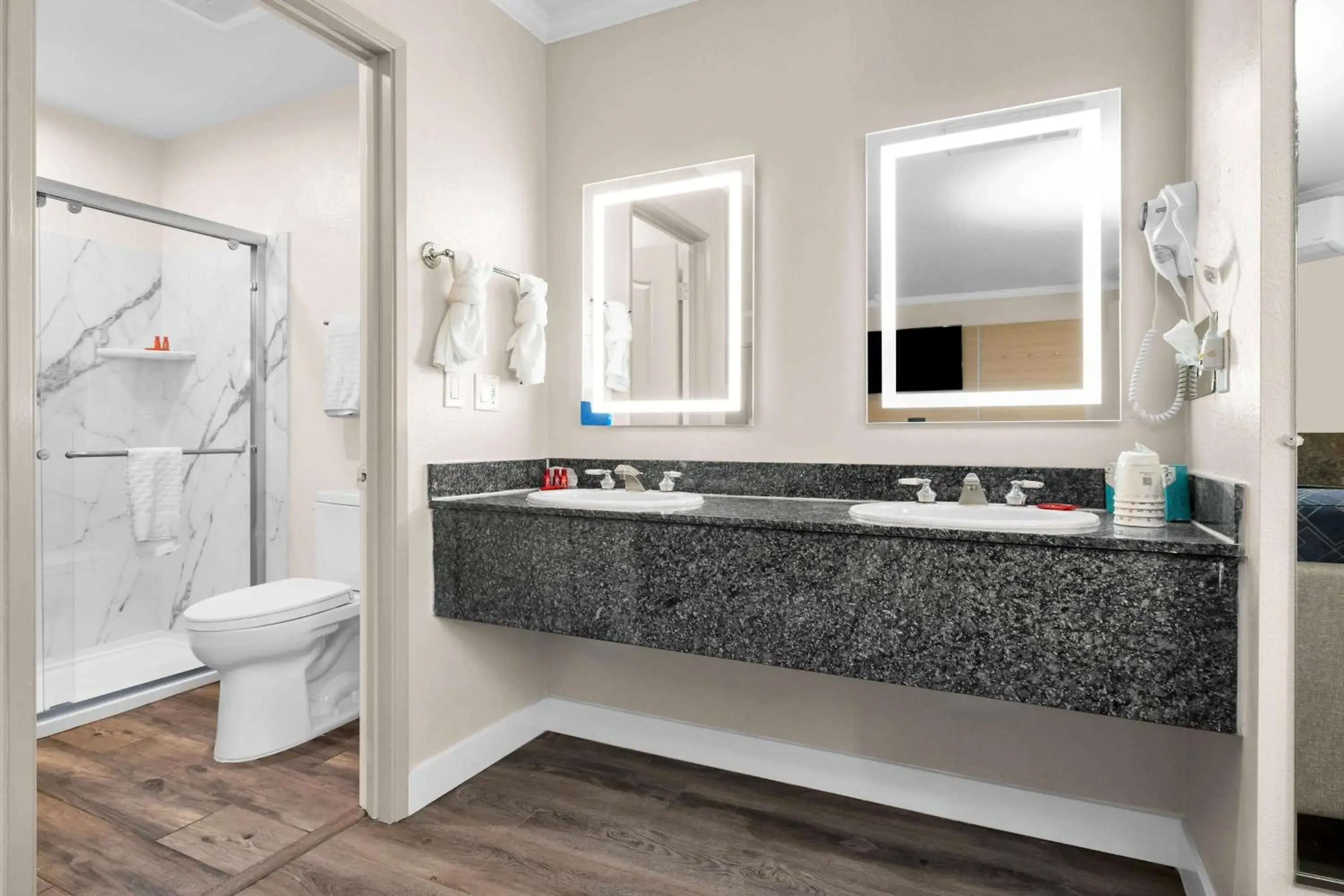 Queen Room with Roll-In Shower - Disability Access/Non-Smoking in SureStay by Best Western San Francisco Marina District Queen Room with Roll-In Shower - Disability Access/Non-Smoking in SureStay by Best Western San Francisco Marina District