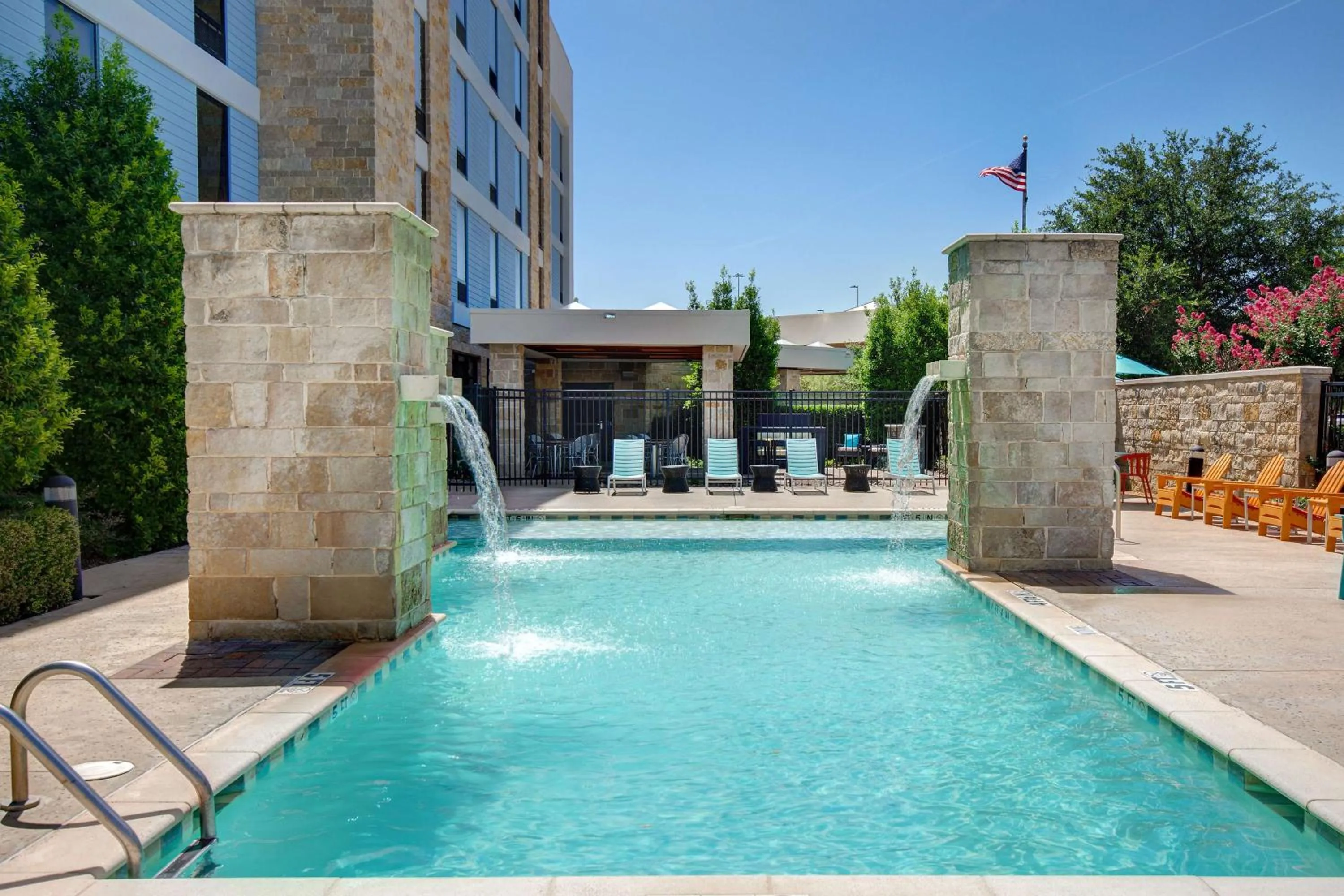 Pool view in Home2 Suites Dallas-Frisco