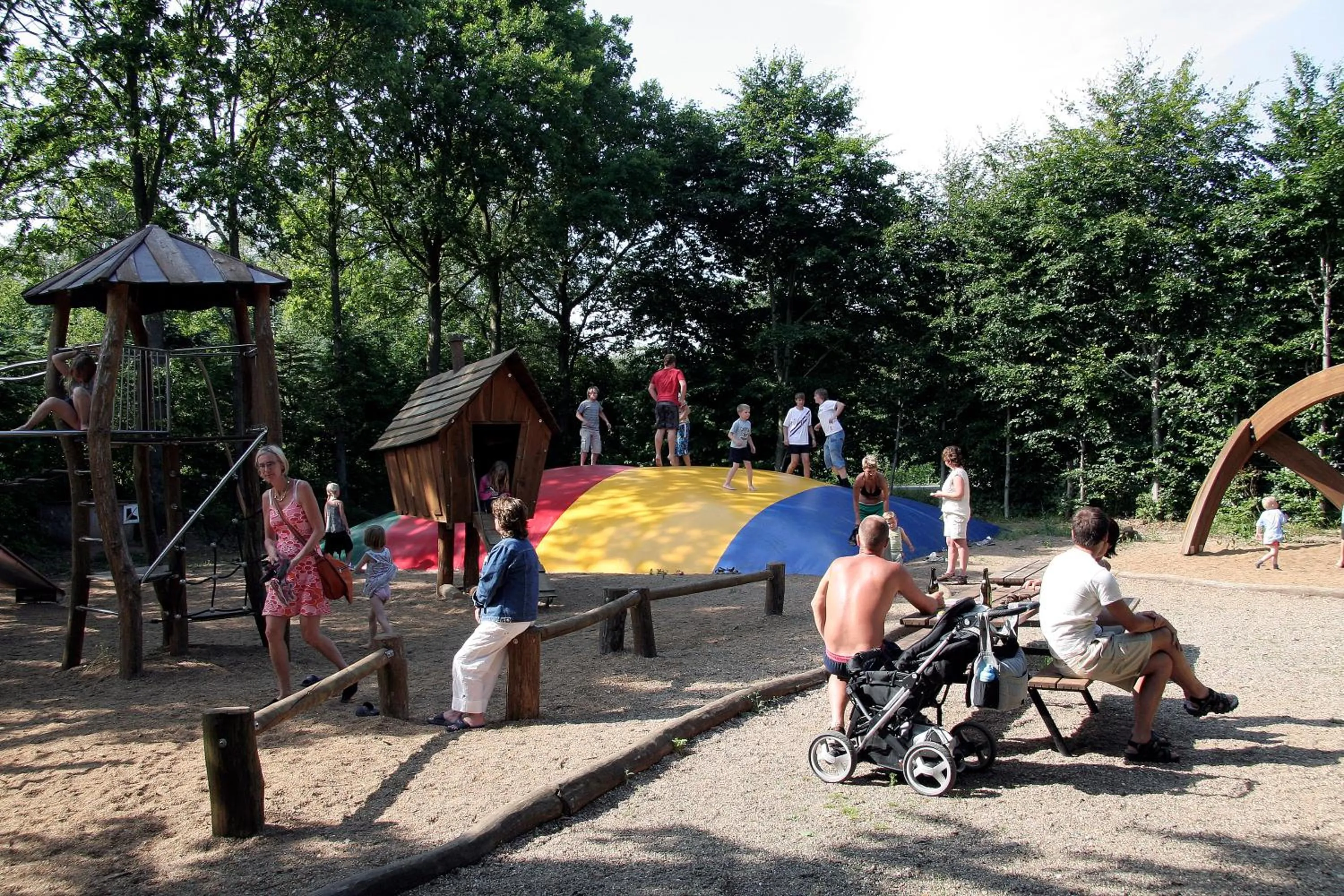 Children play ground in Dancamps Trelde Naes (Camp Site)