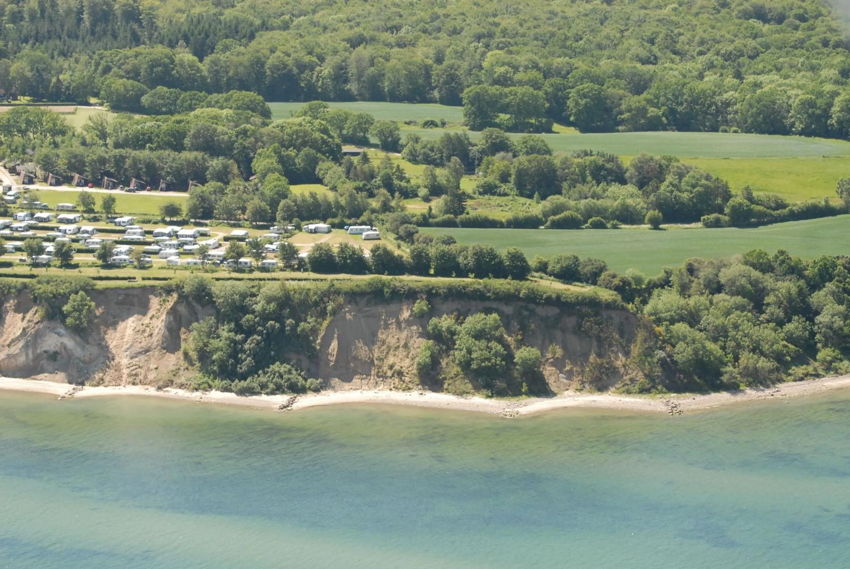 Natural landscape in Dancamps Trelde Naes (Camp Site)