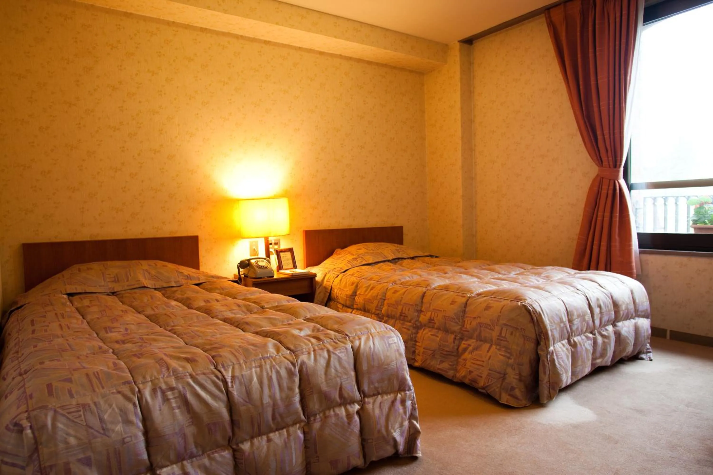 Bed in Shiga Kogen Hotel Shiga Sunvalley