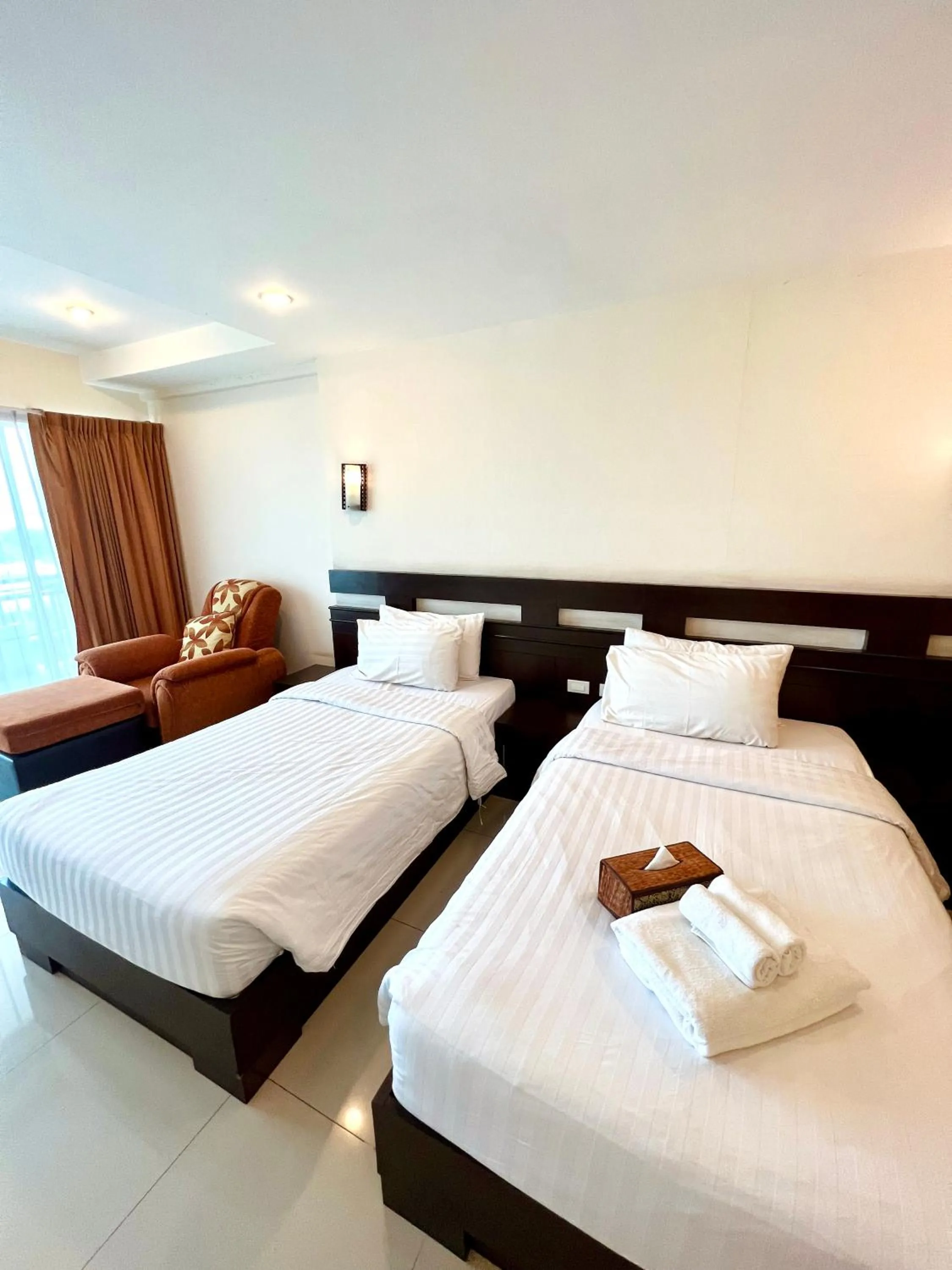 Bed in Hotel La Villa Khon Kaen