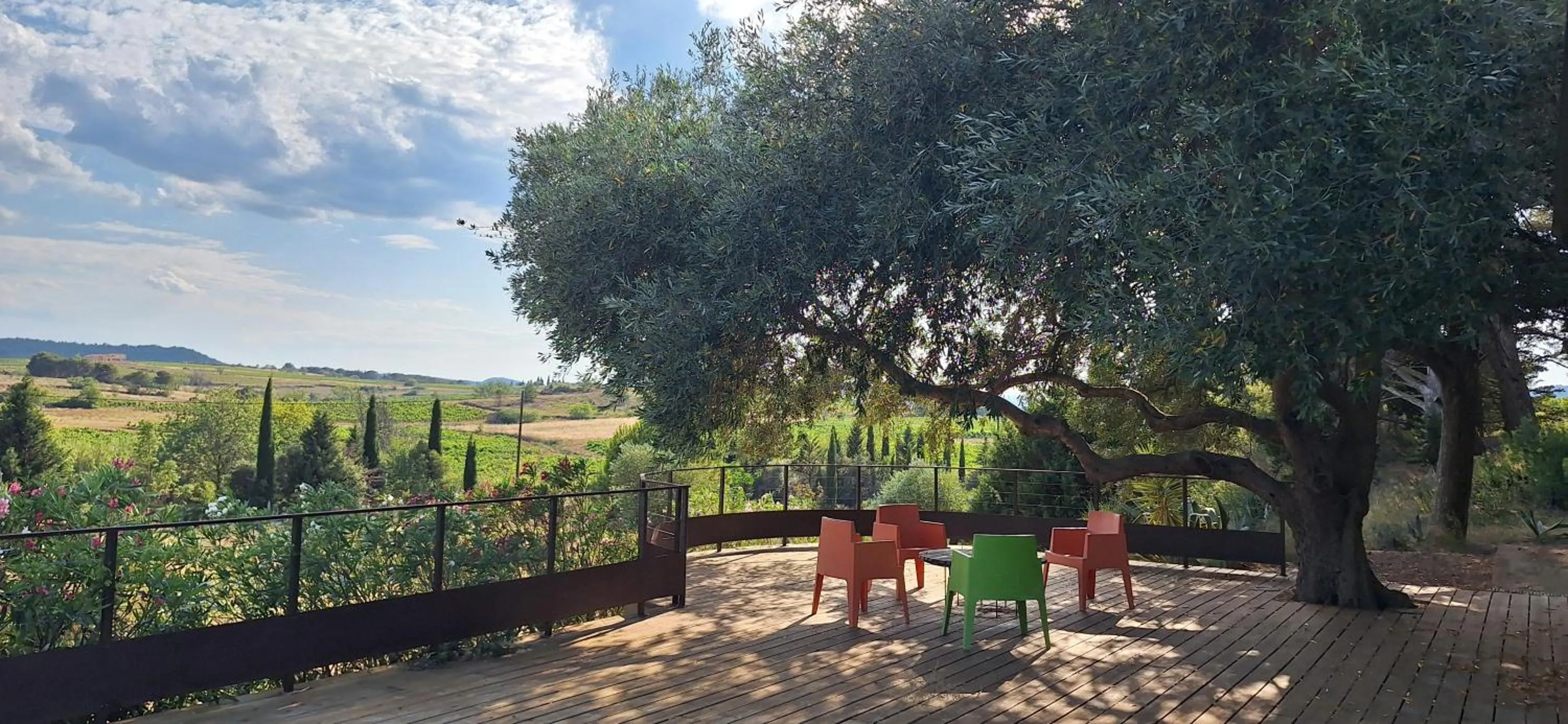 Patio in Château La Sabine