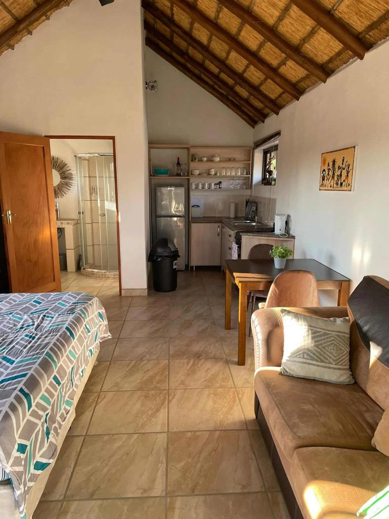 Living room in Thula Private Lodge