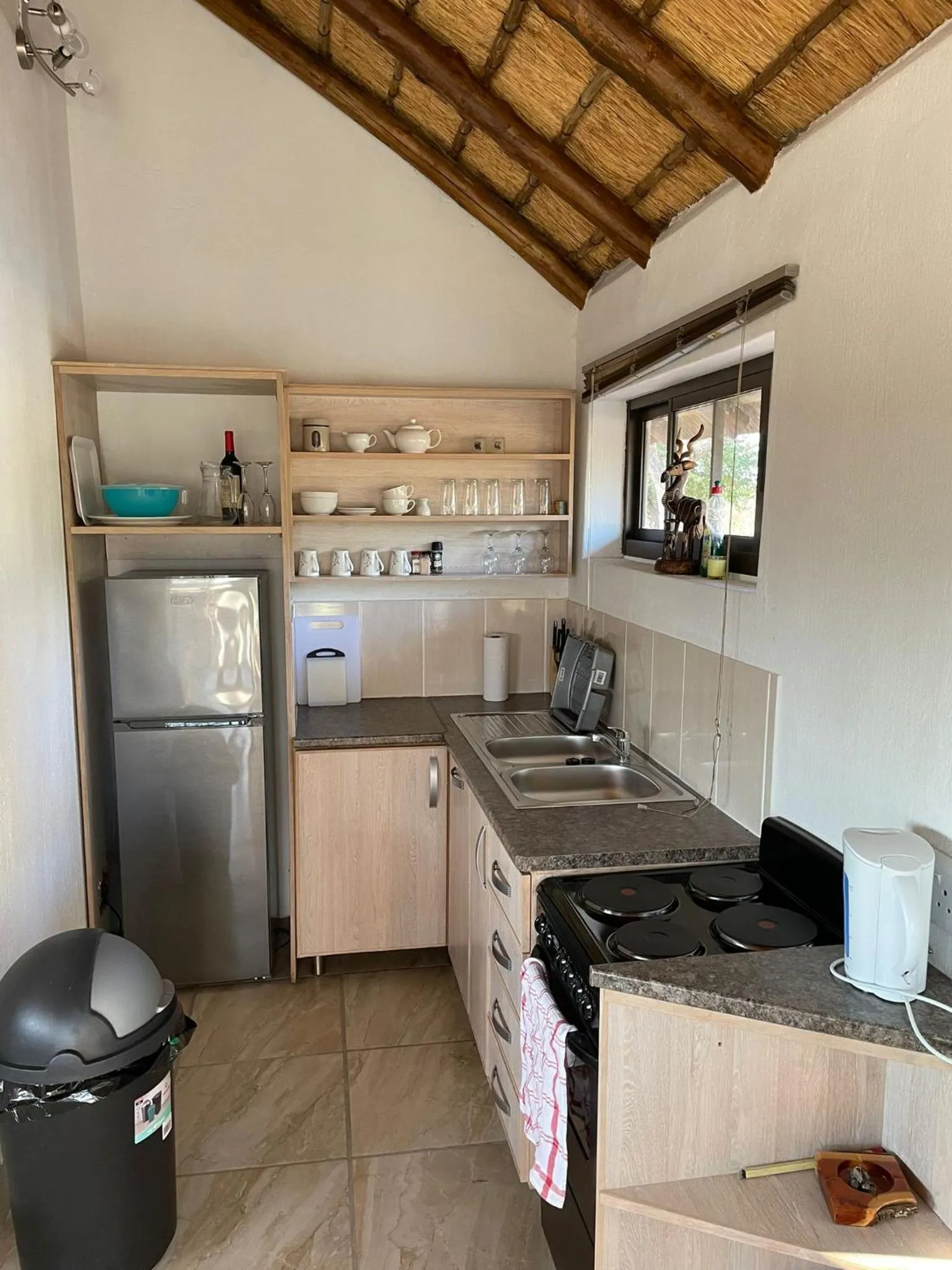 Kitchen or kitchenette in Thula Private Lodge