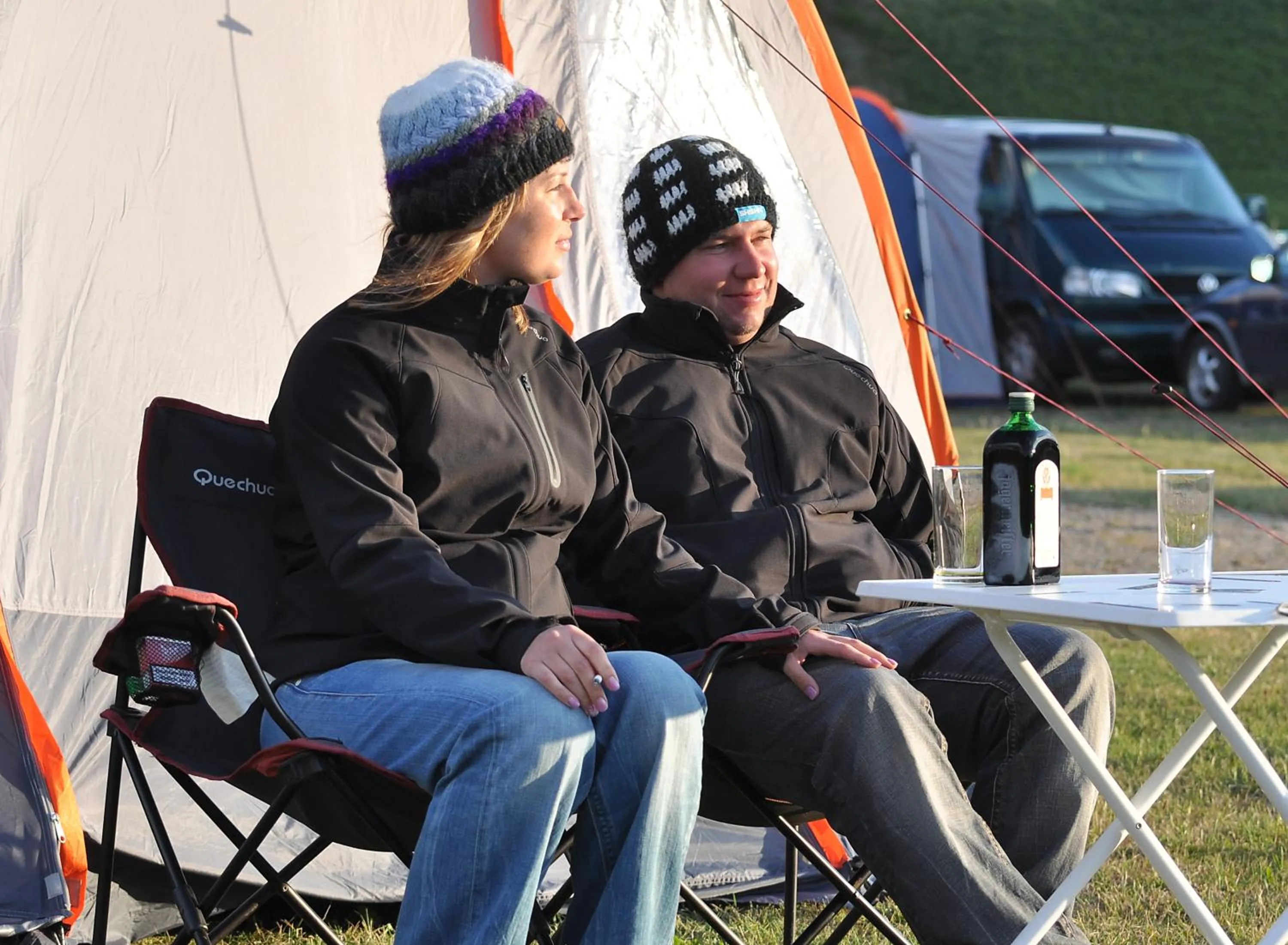 group of guests in Dancamps Holmsland (Camp Site)