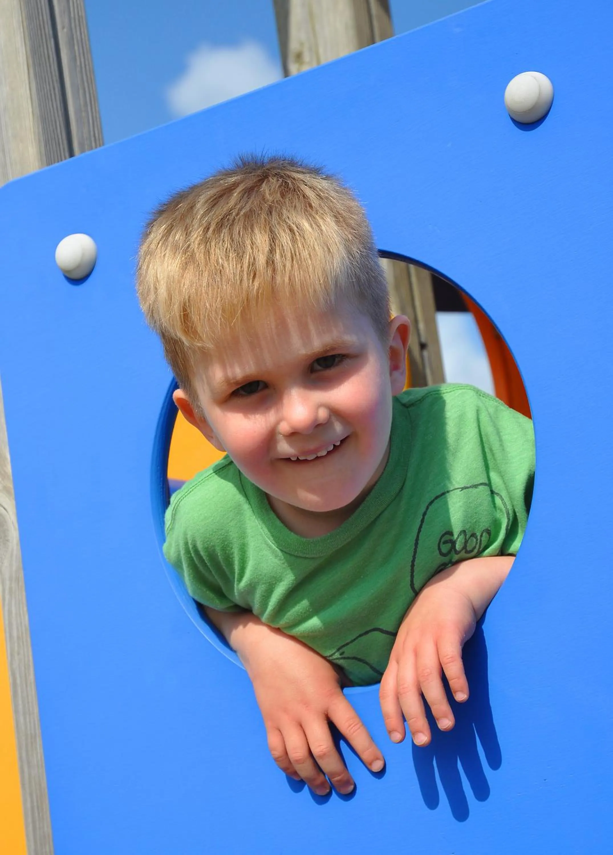 Children play ground in Dancamps Holmsland (Camp Site)