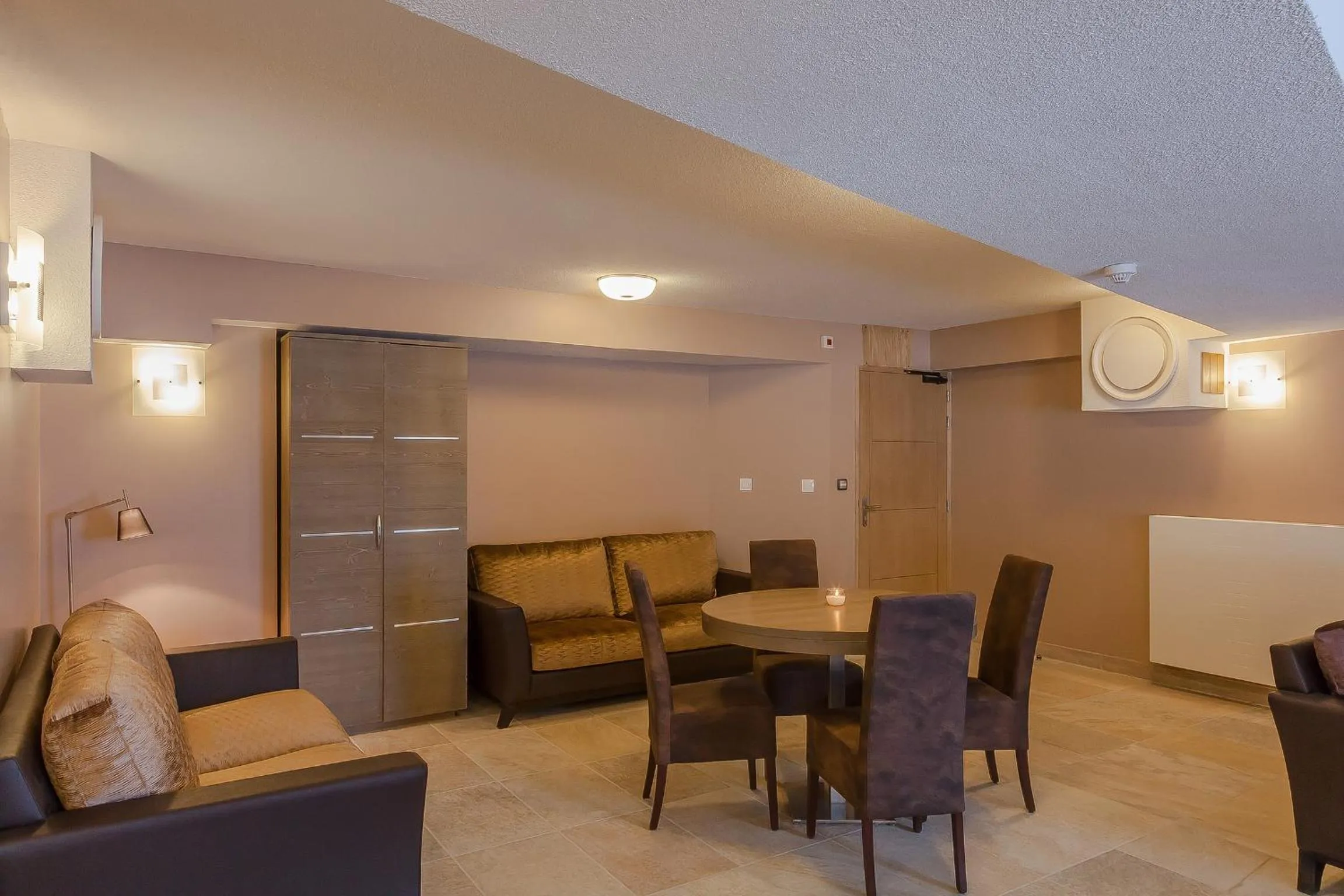 Seating area in Résidence Les Balcons Platinium Val Thorens