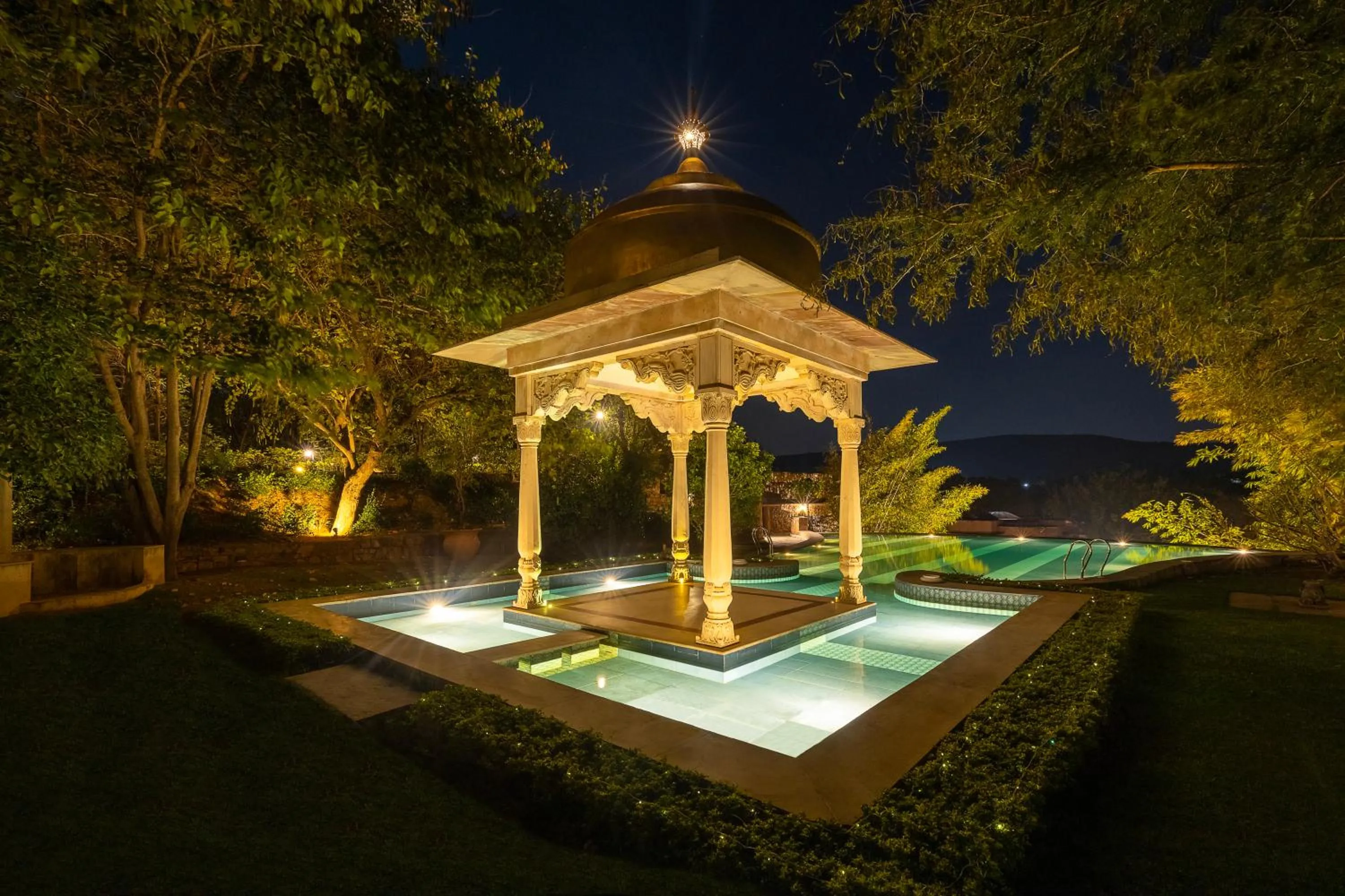 Swimming pool in Tree of Life Resort & Spa Jaipur