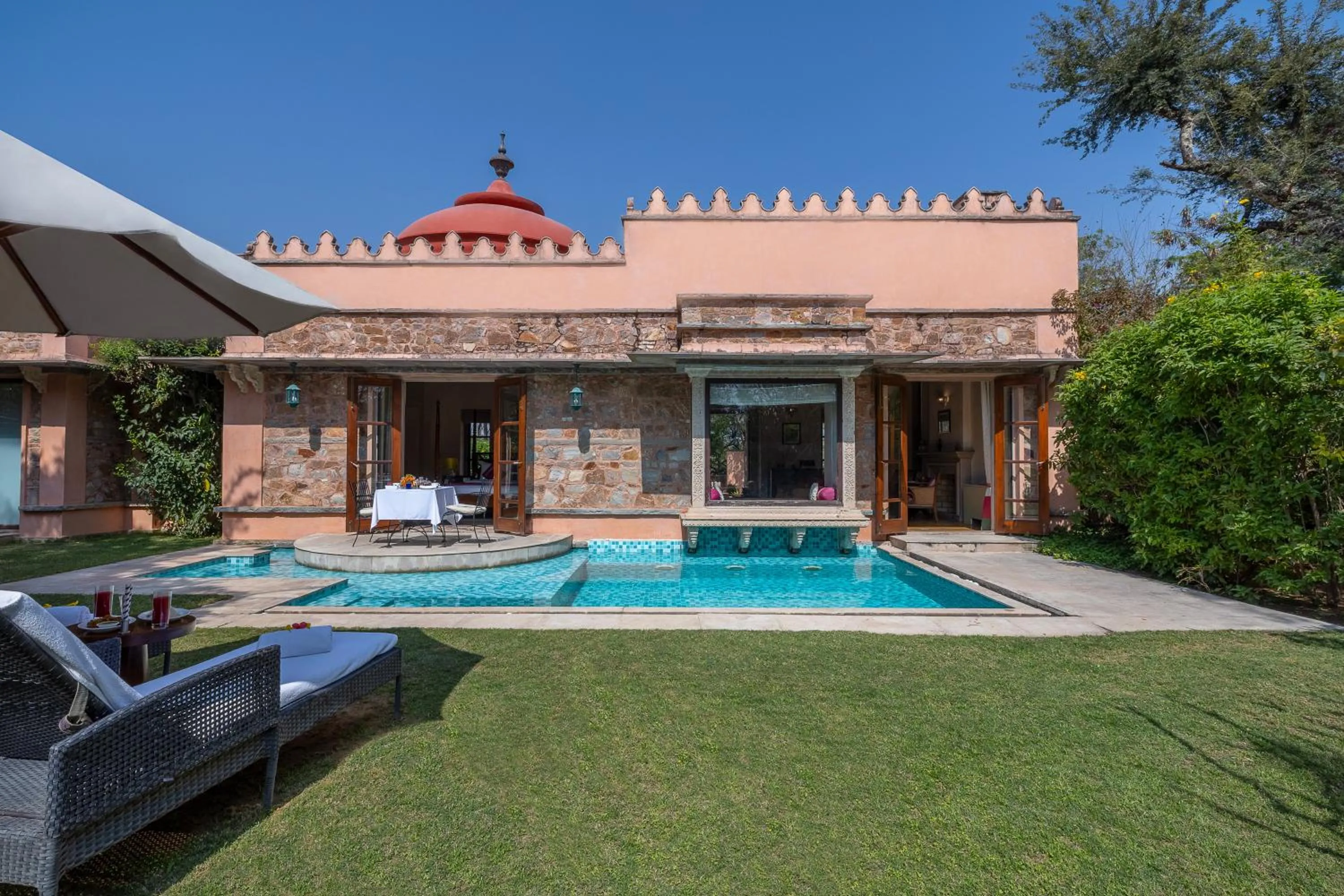 Pool view in Tree of Life Resort & Spa Jaipur