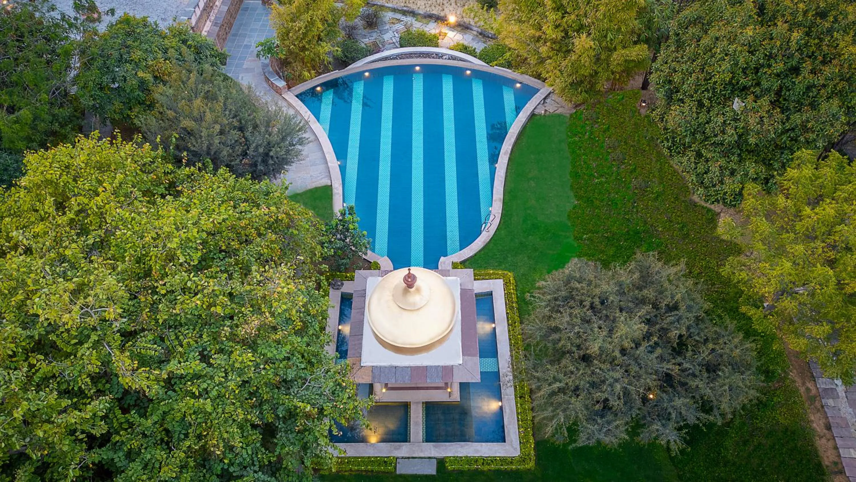 Swimming pool in Tree of Life Resort & Spa Jaipur