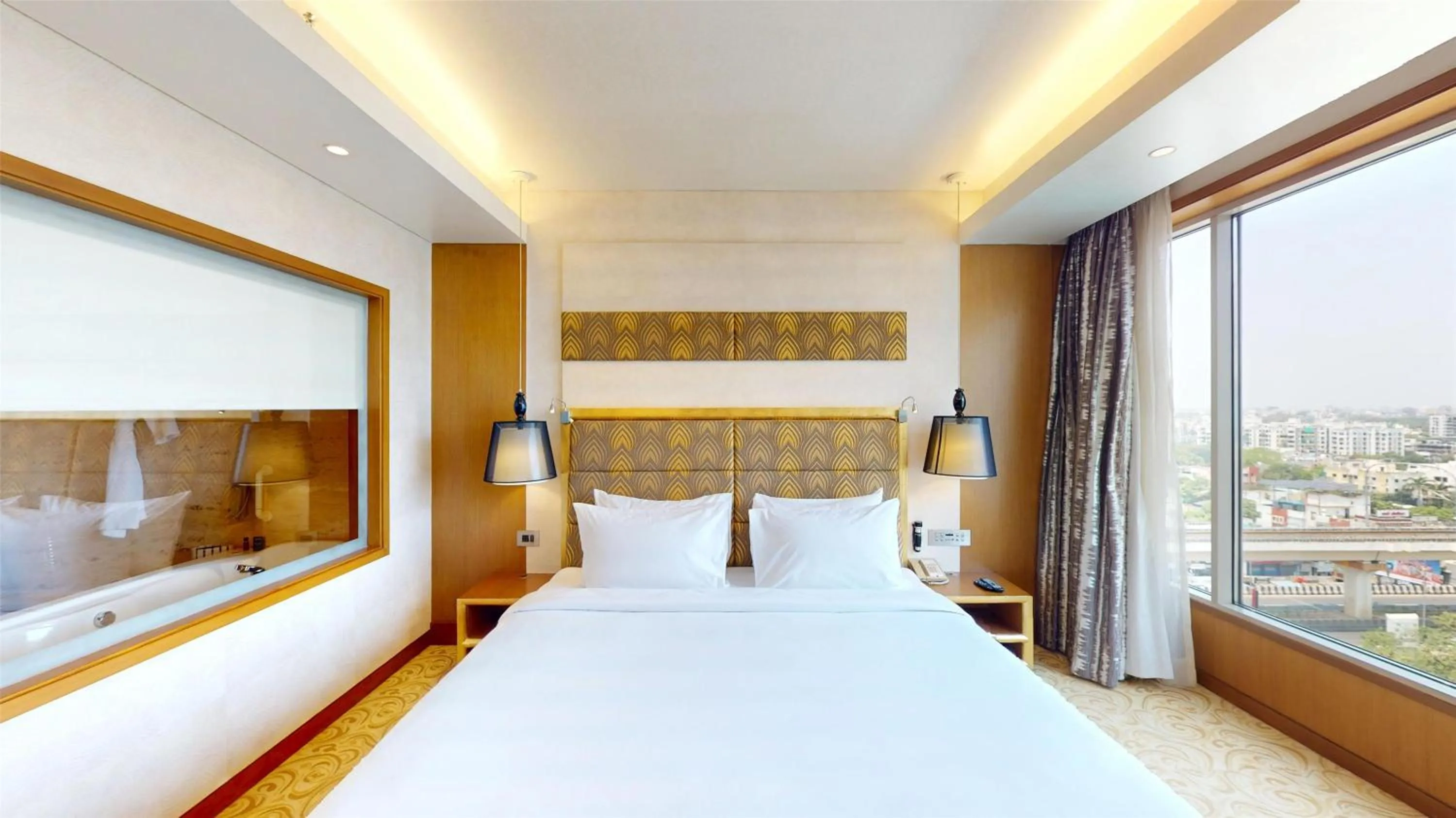Photo of the whole room, Bed in Radisson Blu Hotel, Nagpur