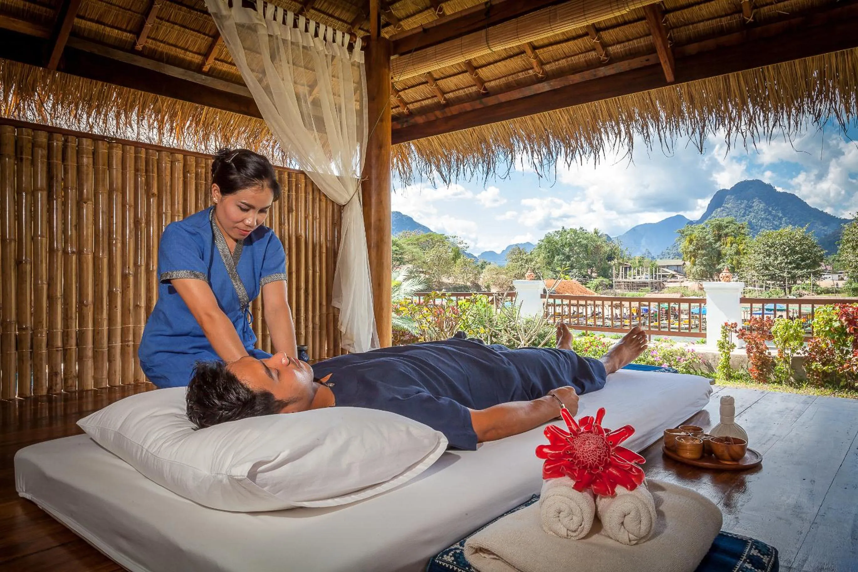 Spa and wellness centre/facilities in Riverside Boutique Resort, Vang Vieng