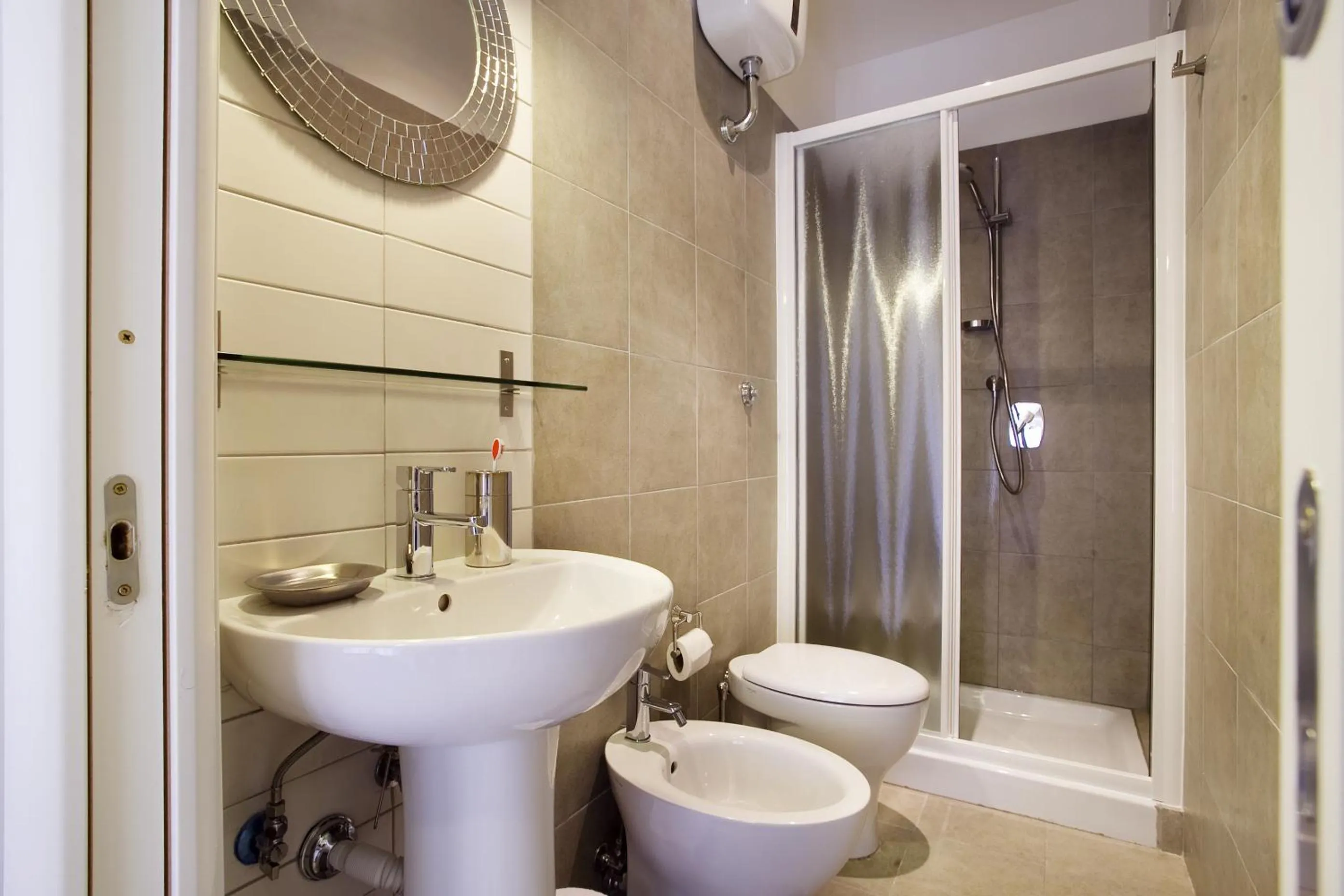 Bathroom in Affittacamere Nansen