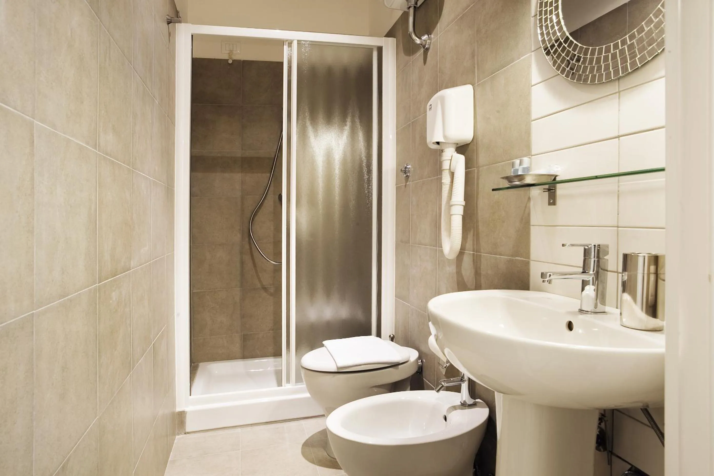 Bathroom in Affittacamere Nansen