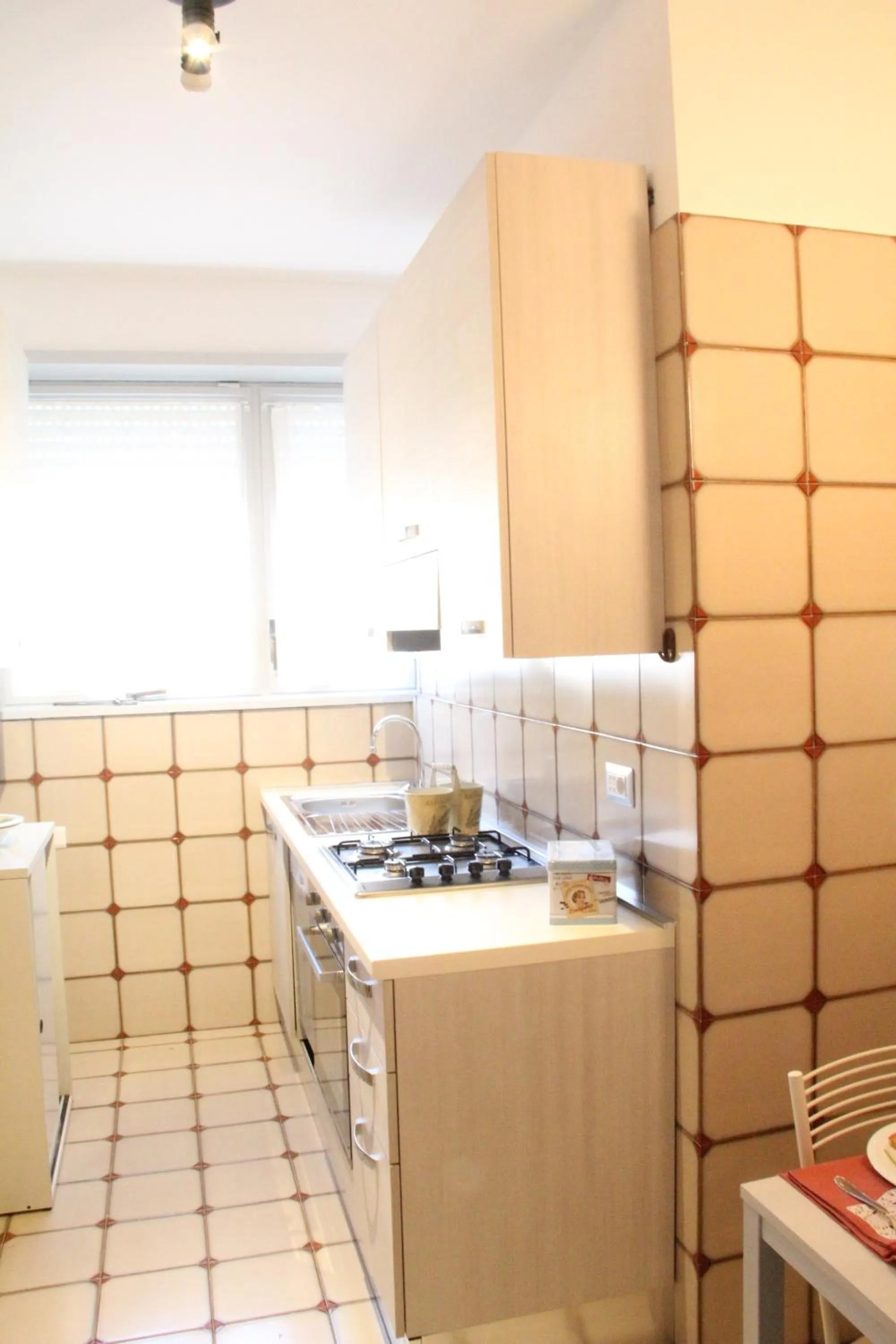 Kitchen or kitchenette in Affittacamere Nansen