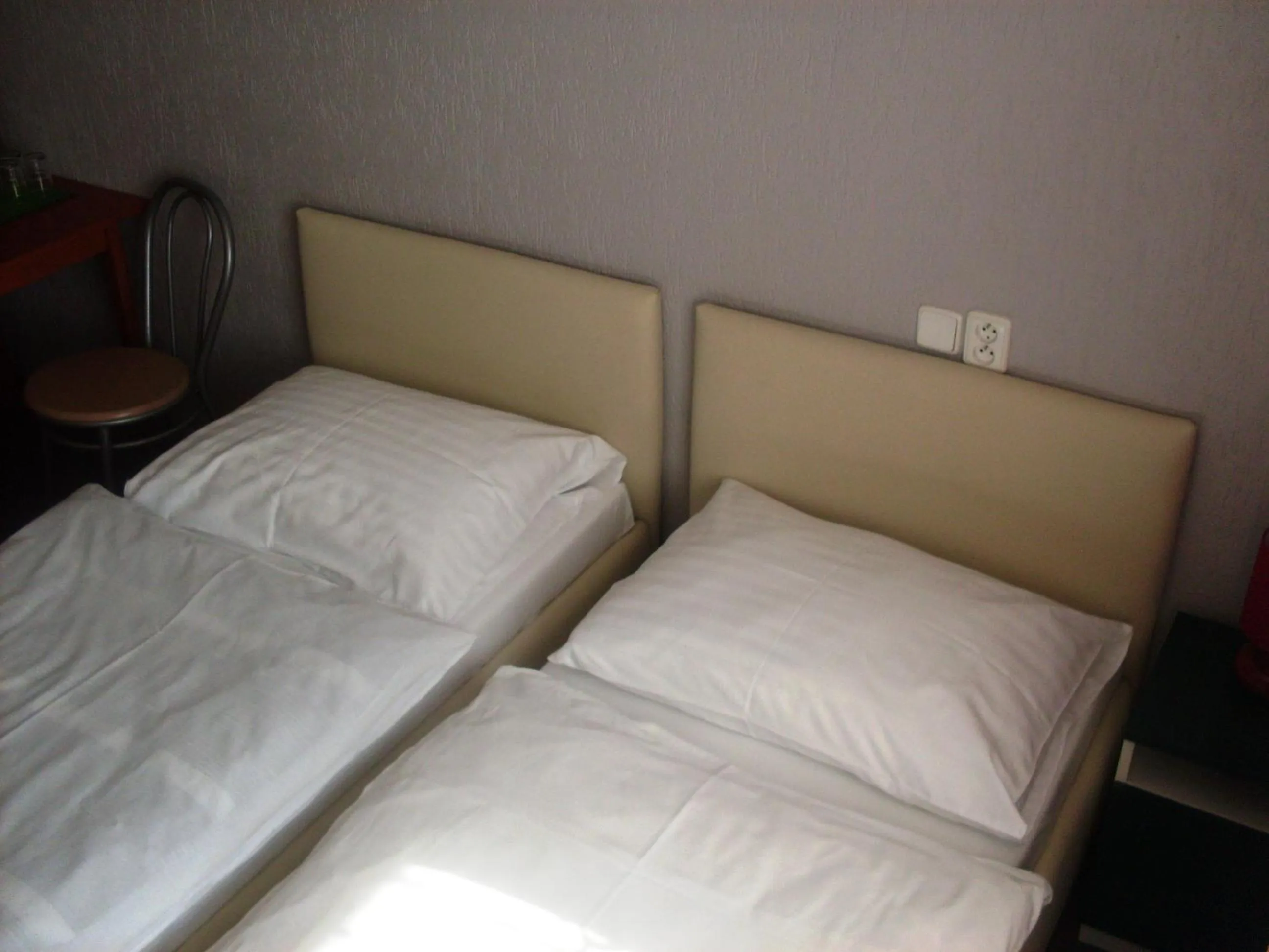 Decorative detail, Bed in Promohotel Slavie