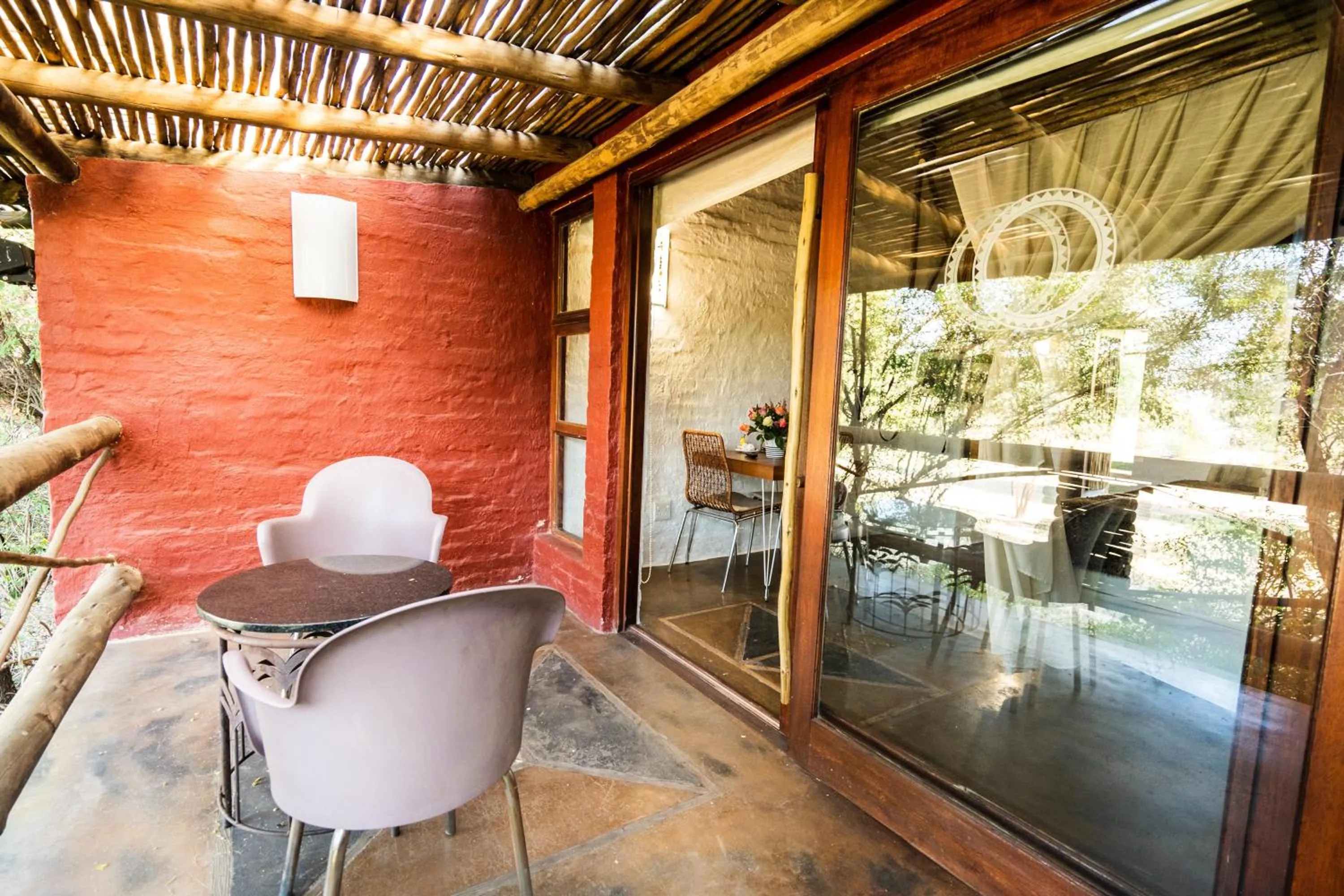 Patio in Hakunamatata Lodge & Health Spa