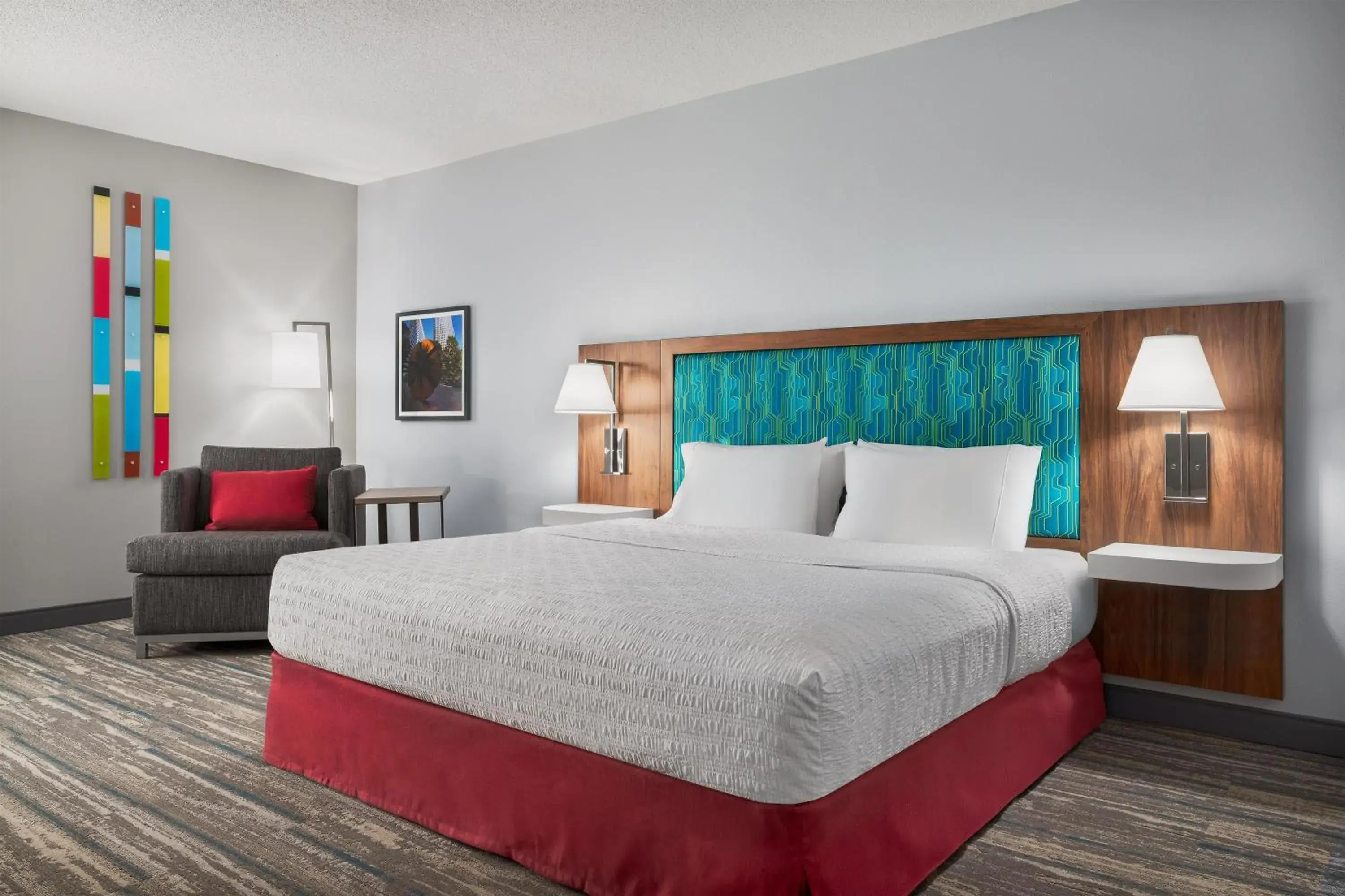 King Room with King Bed - Non-Smoking in Hampton Inn & Suites Charlotte Arrowood Rd King Room with King Bed - Non-Smoking in Hampton Inn & Suites Charlotte Arrowood Rd