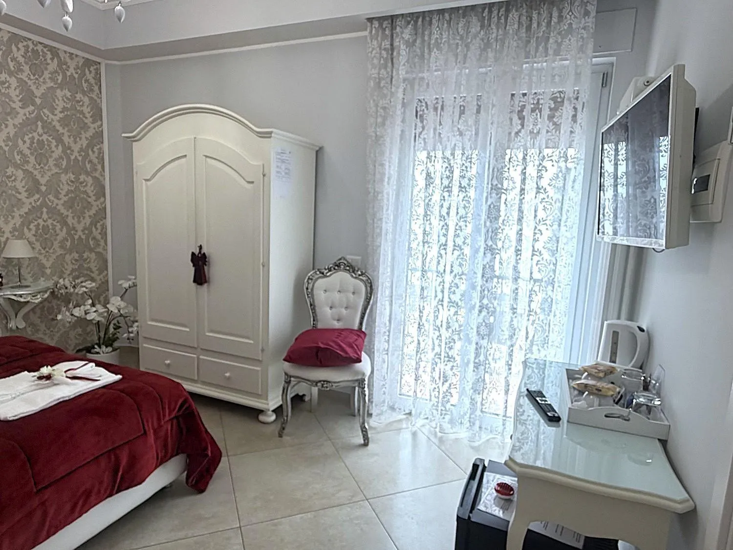 Bed in B&B Pompei Olympus