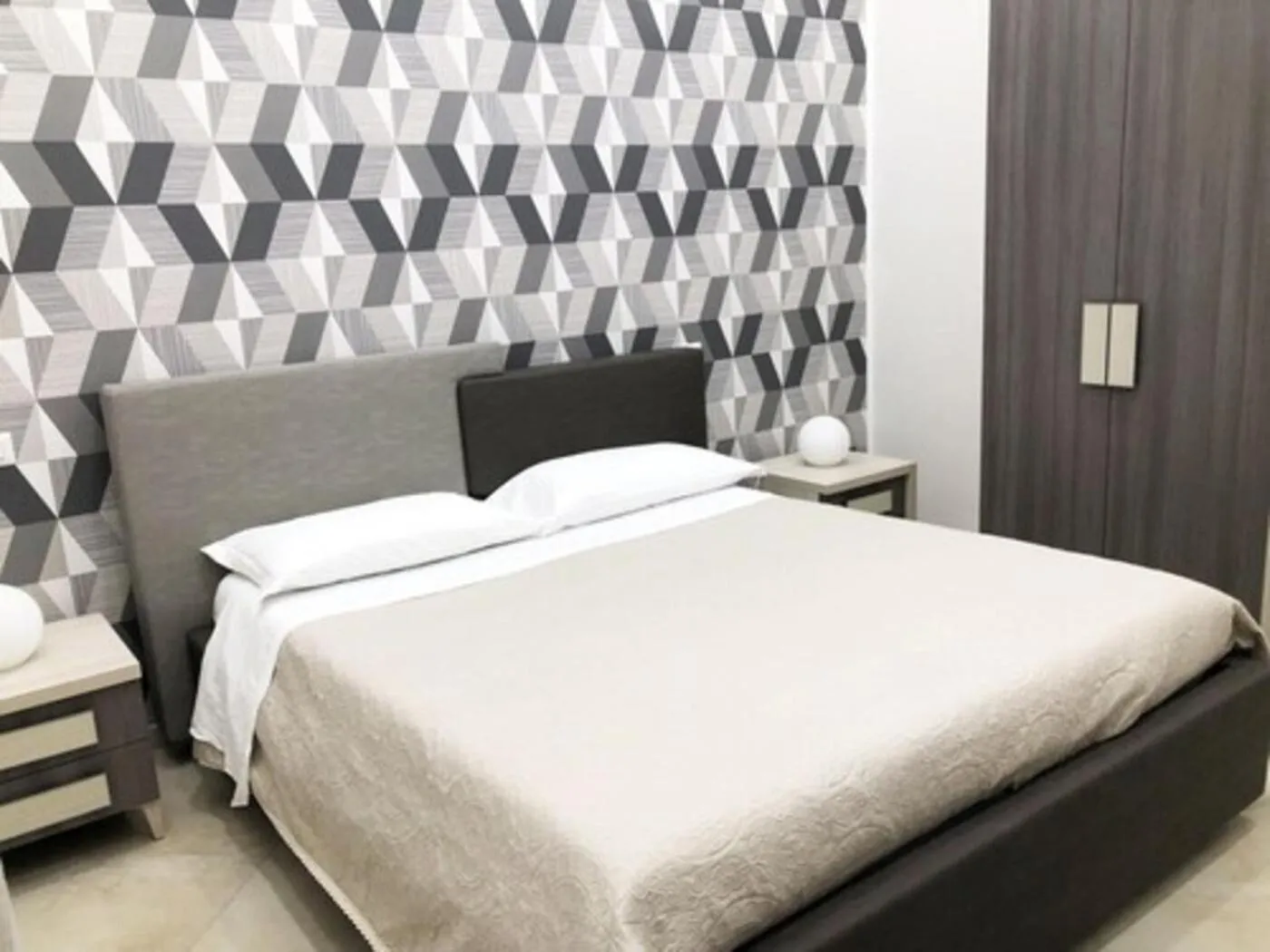 Bed in B&B Pompei Olympus