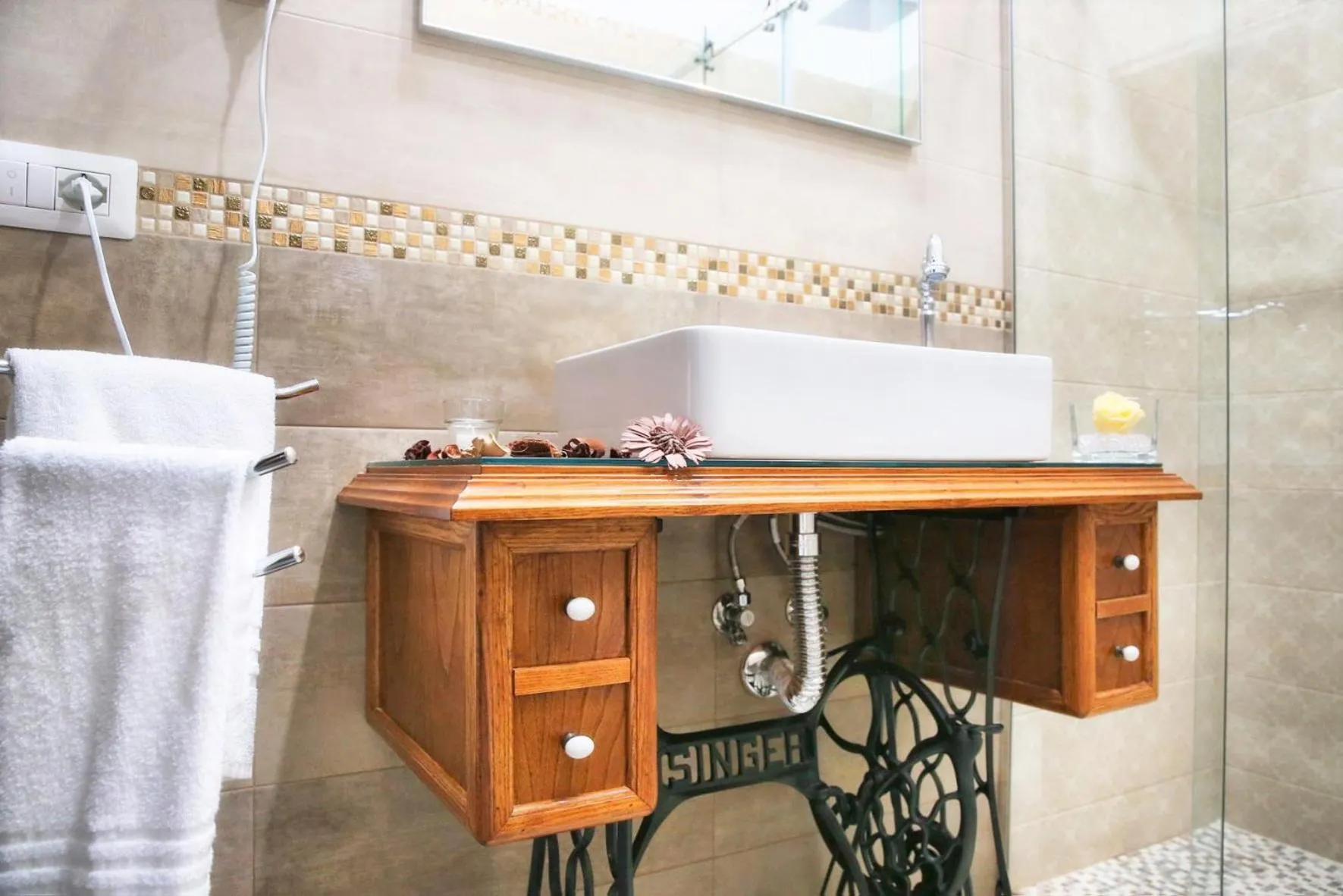 Bathroom in B&B Pompei Olympus