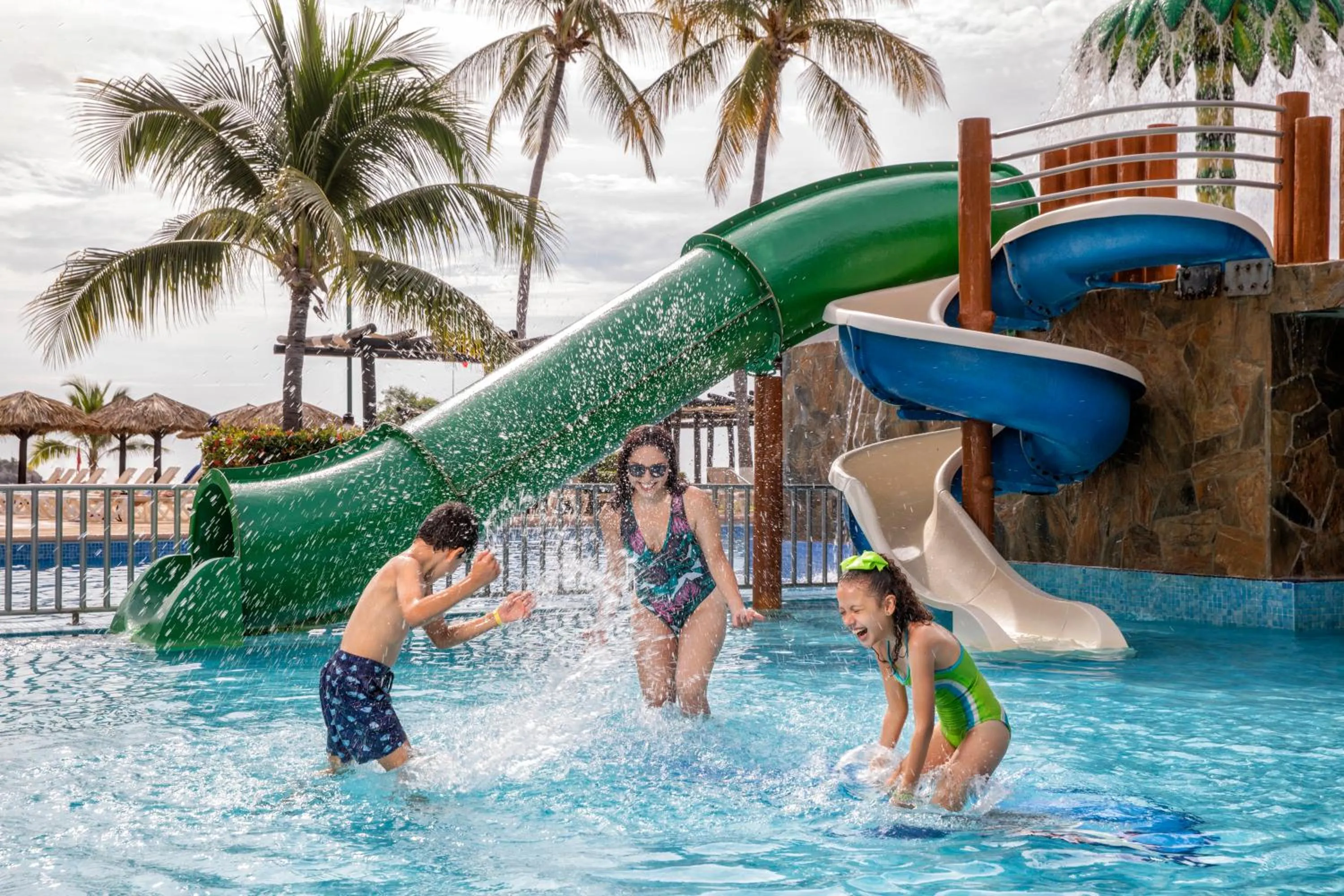 Aqua park in Barceló Huatulco - All Inclusive