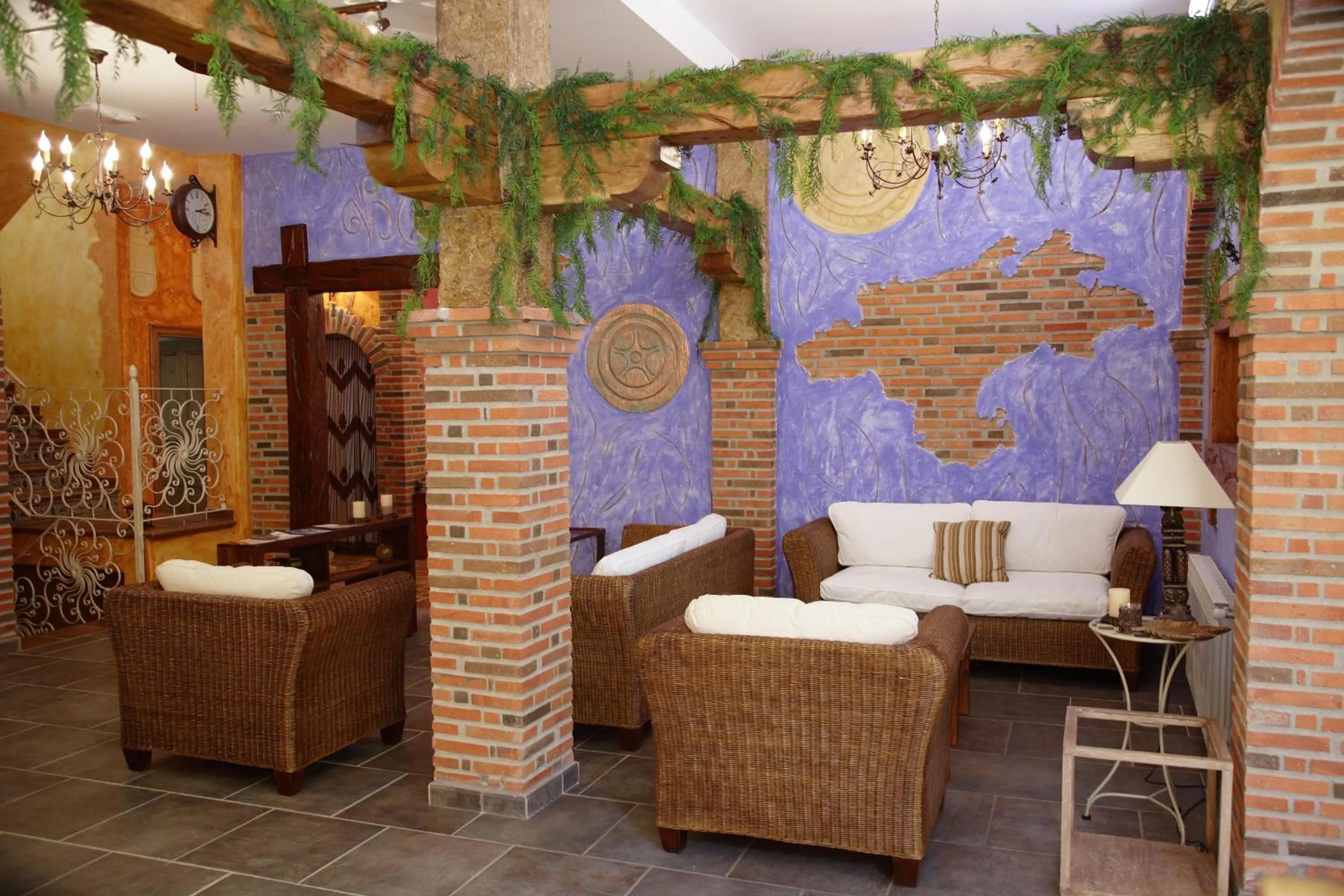 Lobby or reception in Posada-Spa Privilegio de Vara