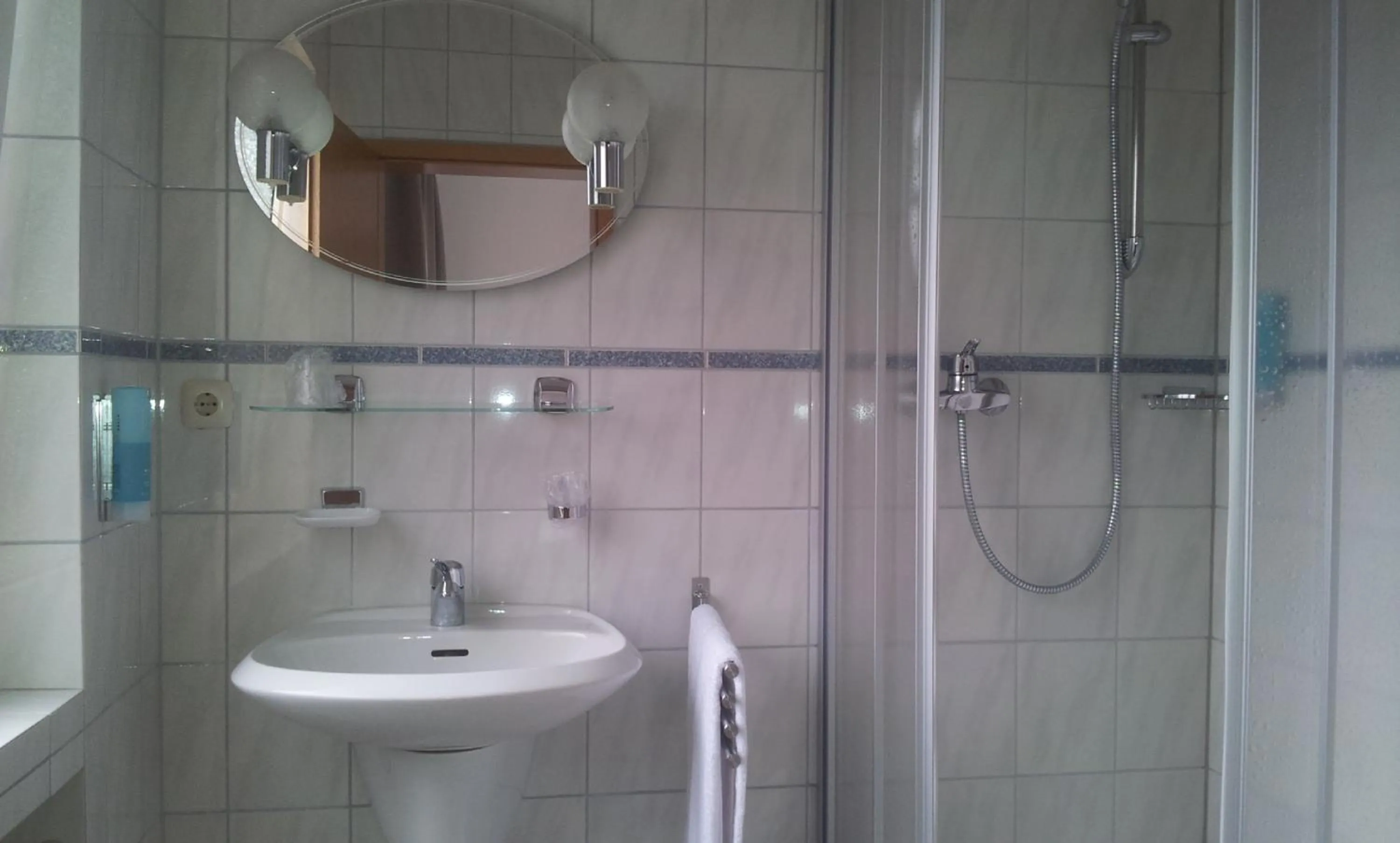 Bathroom in Hotel Schwarzer Adler