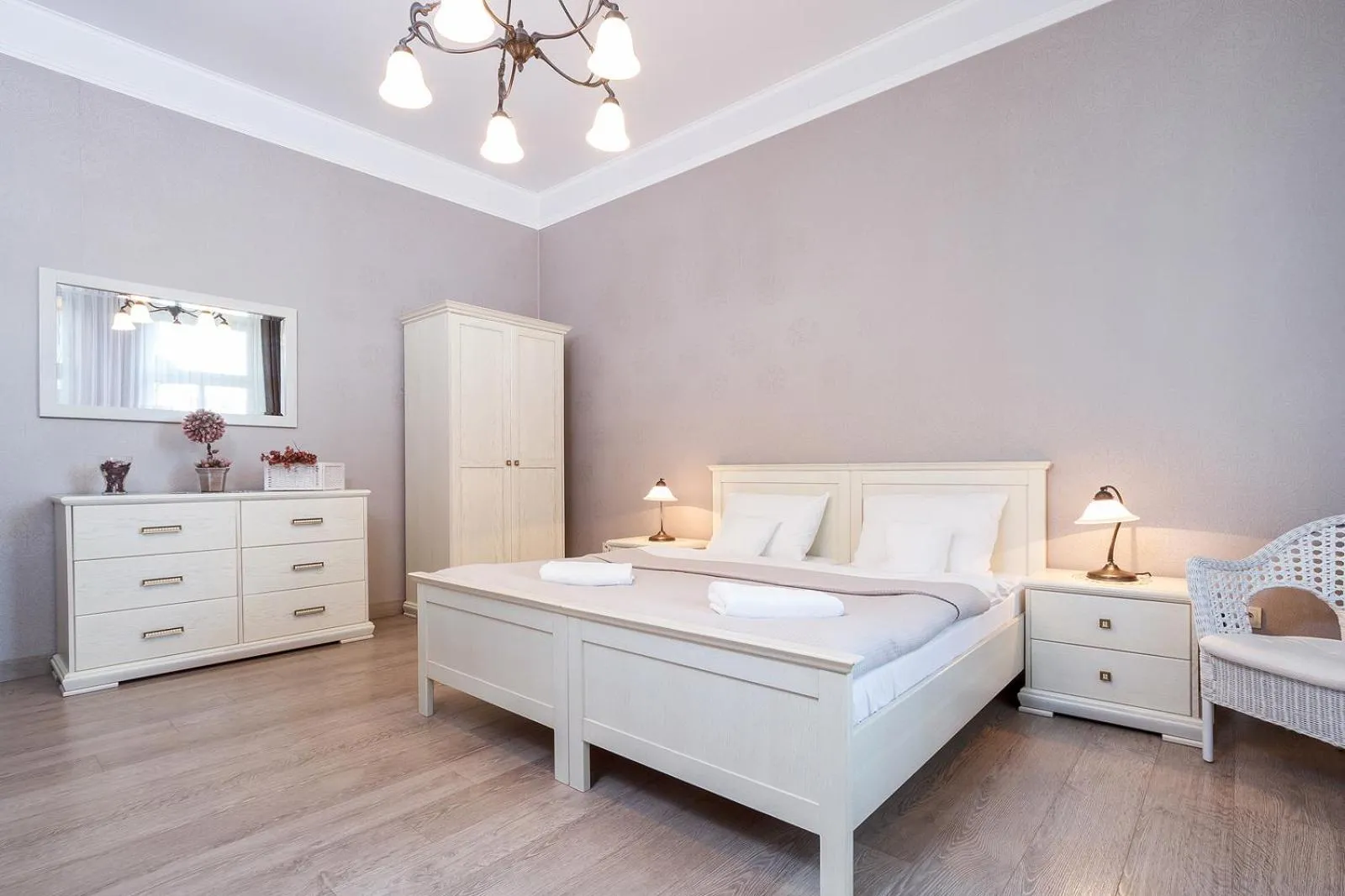 Photo of the whole room, Bed in Elegant Apartments