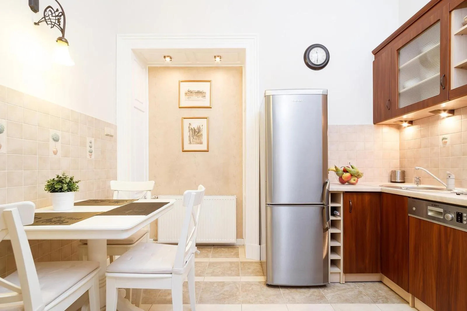 Kitchen or kitchenette in Elegant Apartments