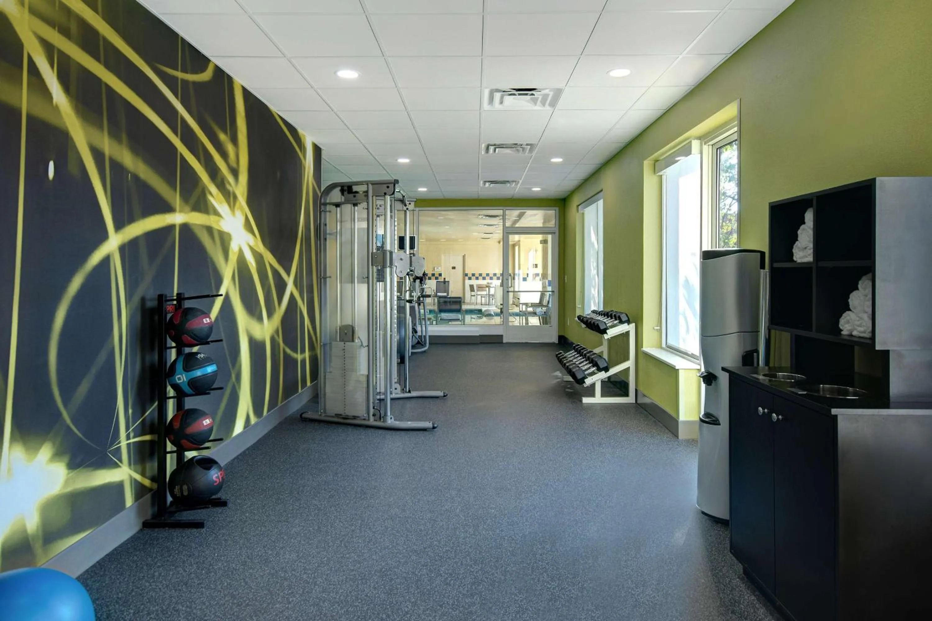 Fitness centre/facilities in Hilton Garden Inn Detroit Metro Airport