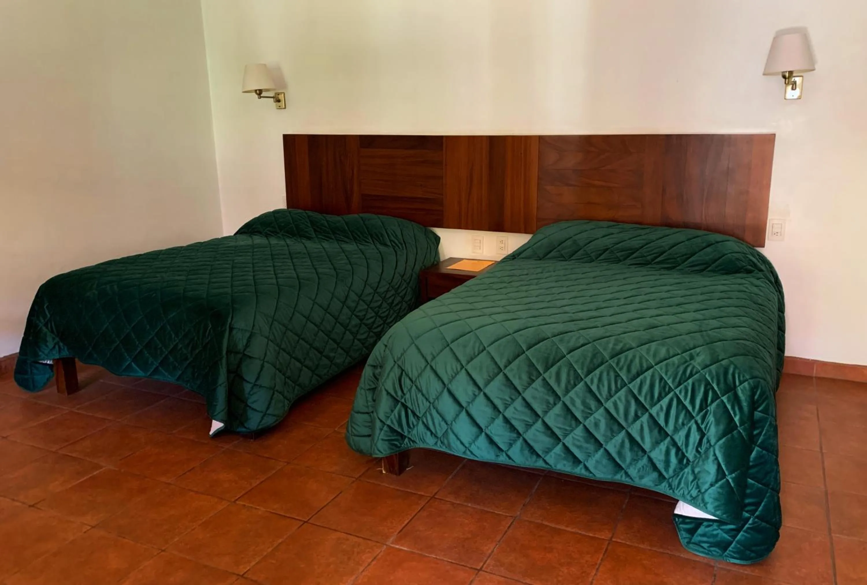 Bed in Hotel Posada Santa Rita