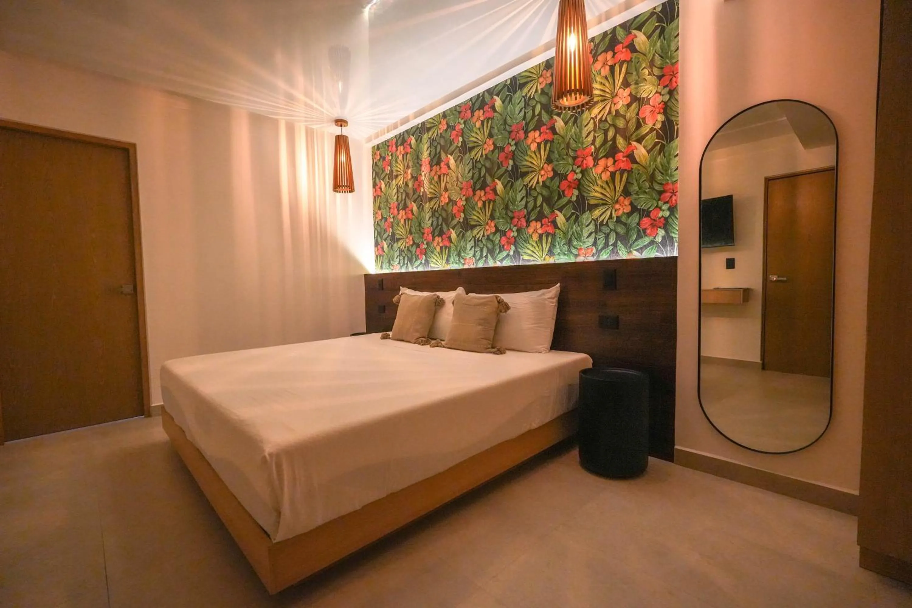 Night, Bed in Macondo Quinta Avenida Residences