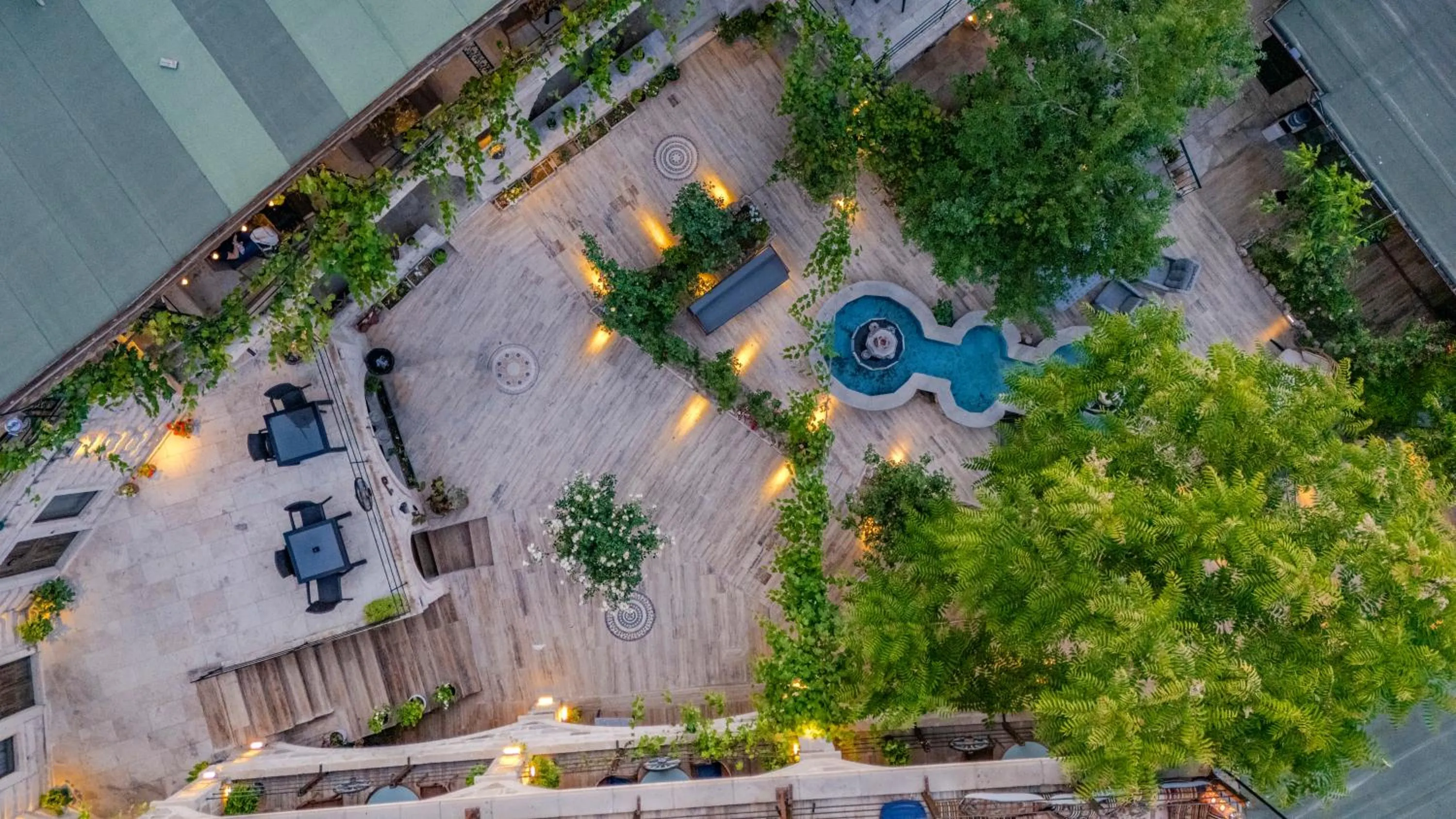 Bird's eye view in Kayatas Cave Suites