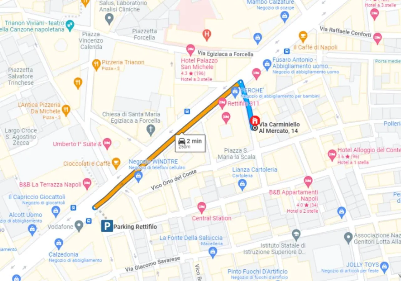 Floor plan in Suite CuoreNapoletano