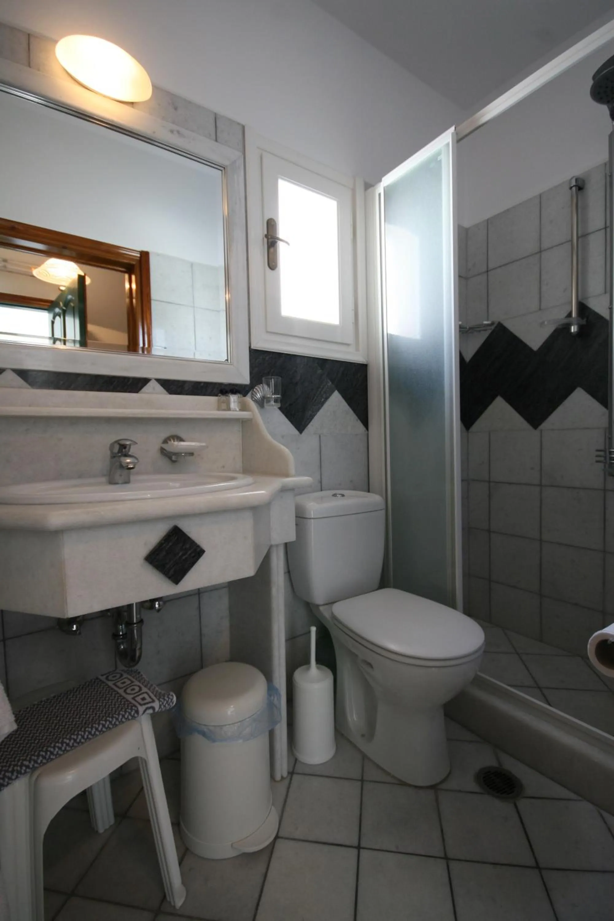 Bathroom in Aegeon Hotel