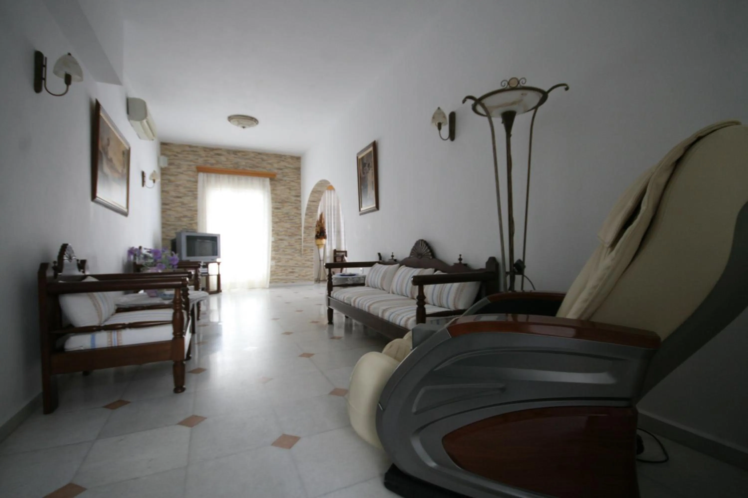 Living room in Aegeon Hotel