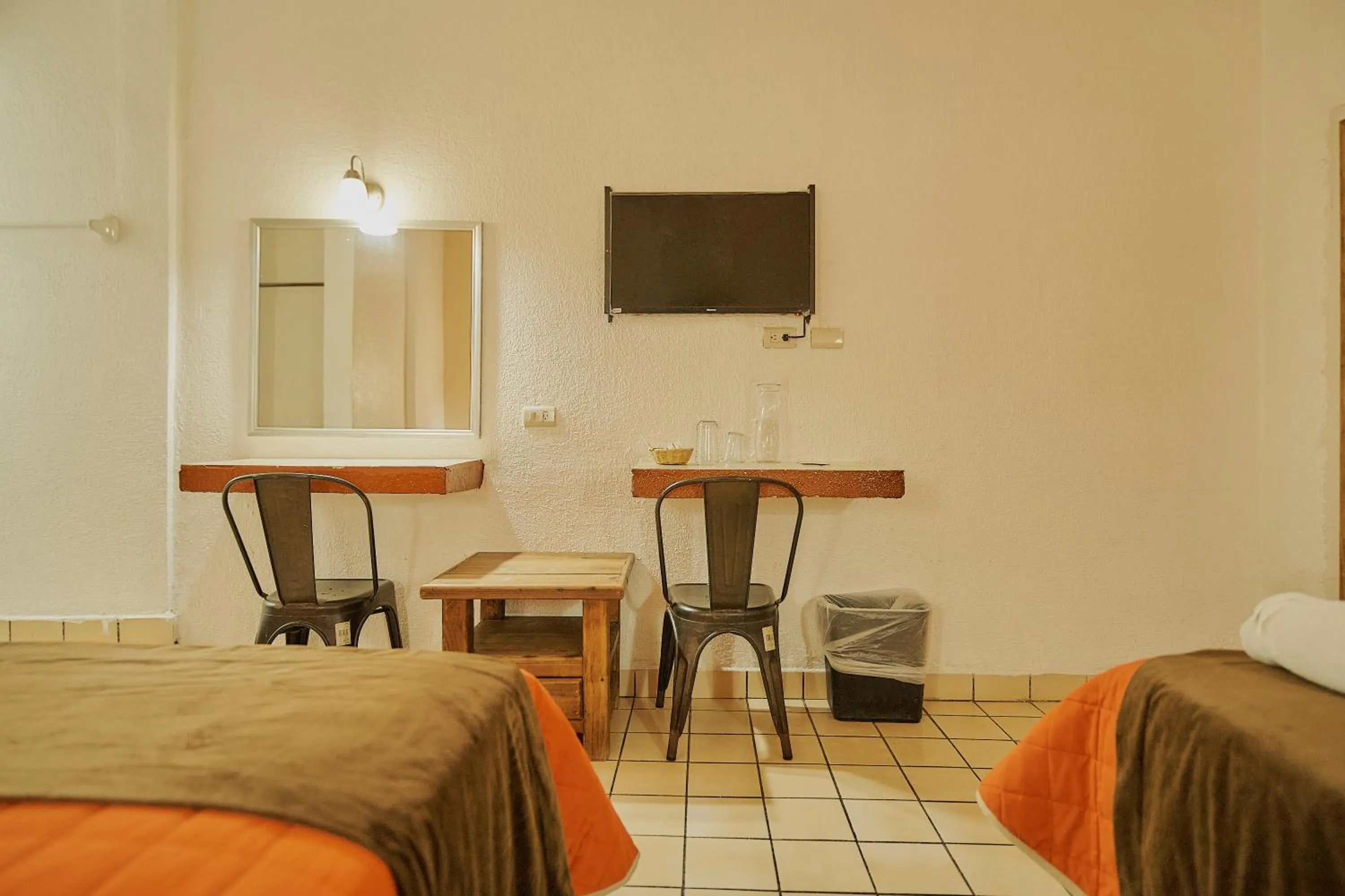 Bed in Hotel Cervantino