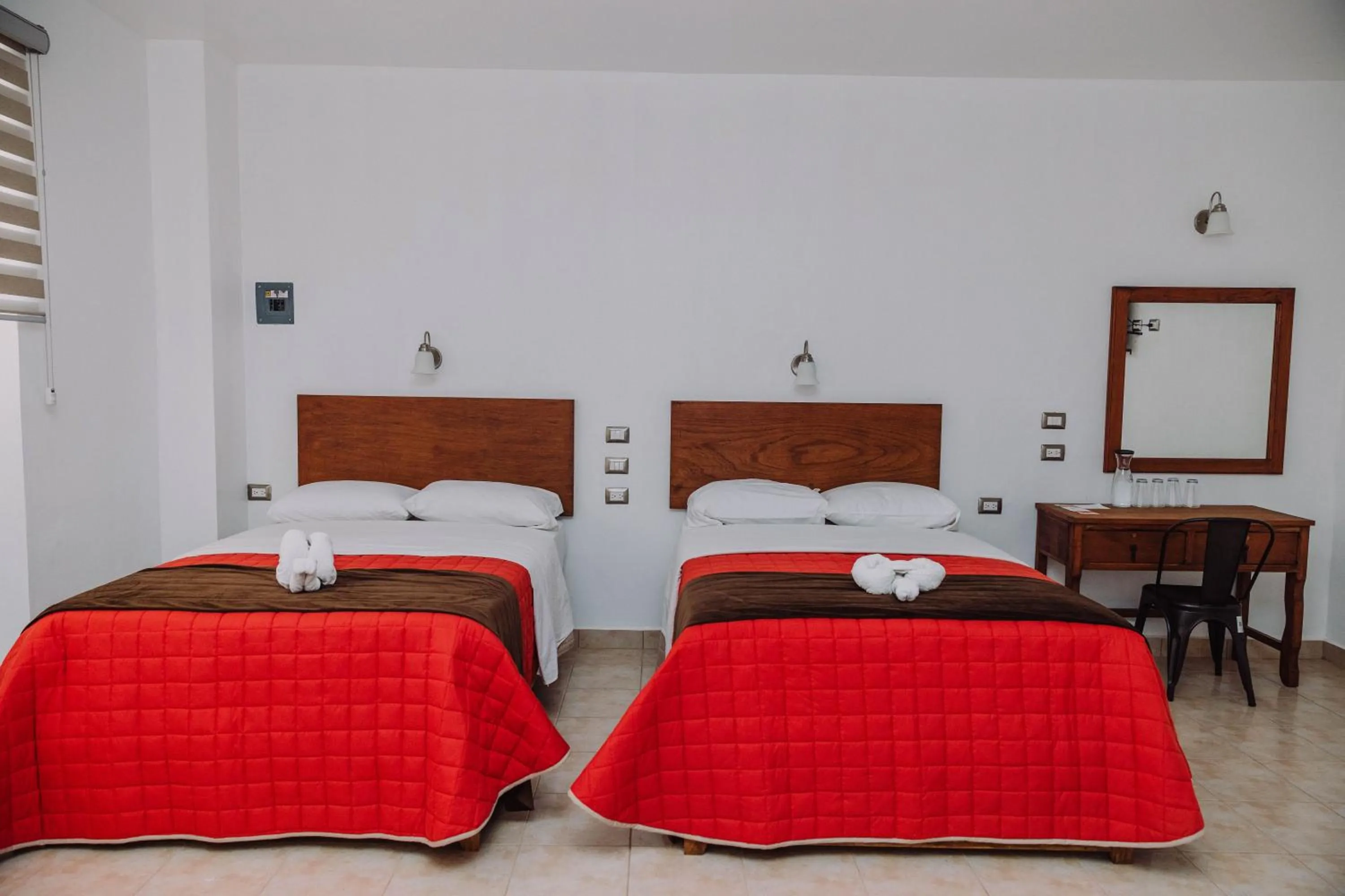 Bed in Hotel Cervantino