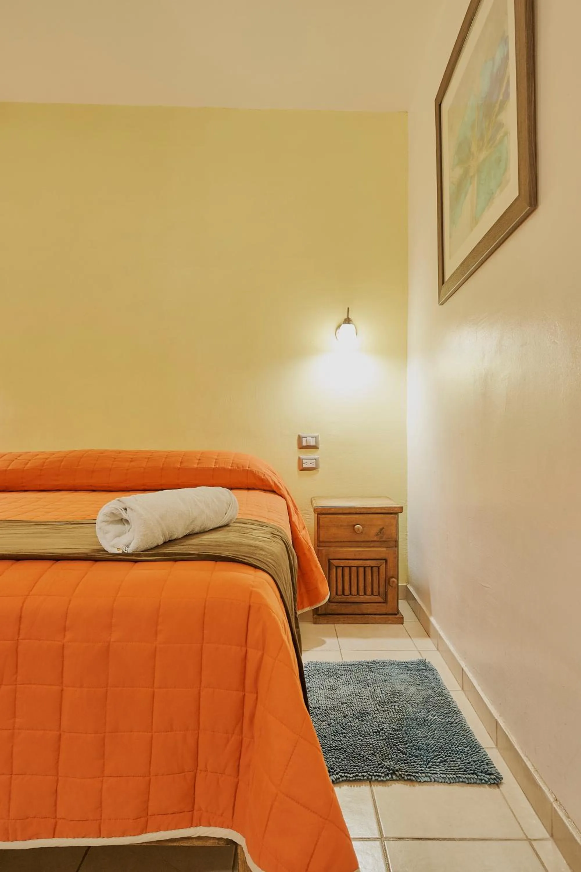 Bed in Hotel Cervantino