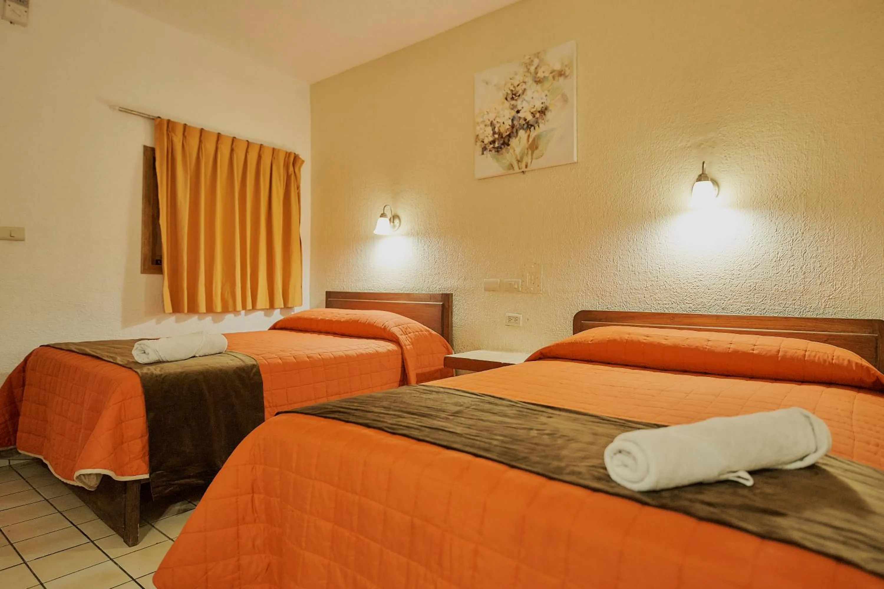 Bed in Hotel Cervantino