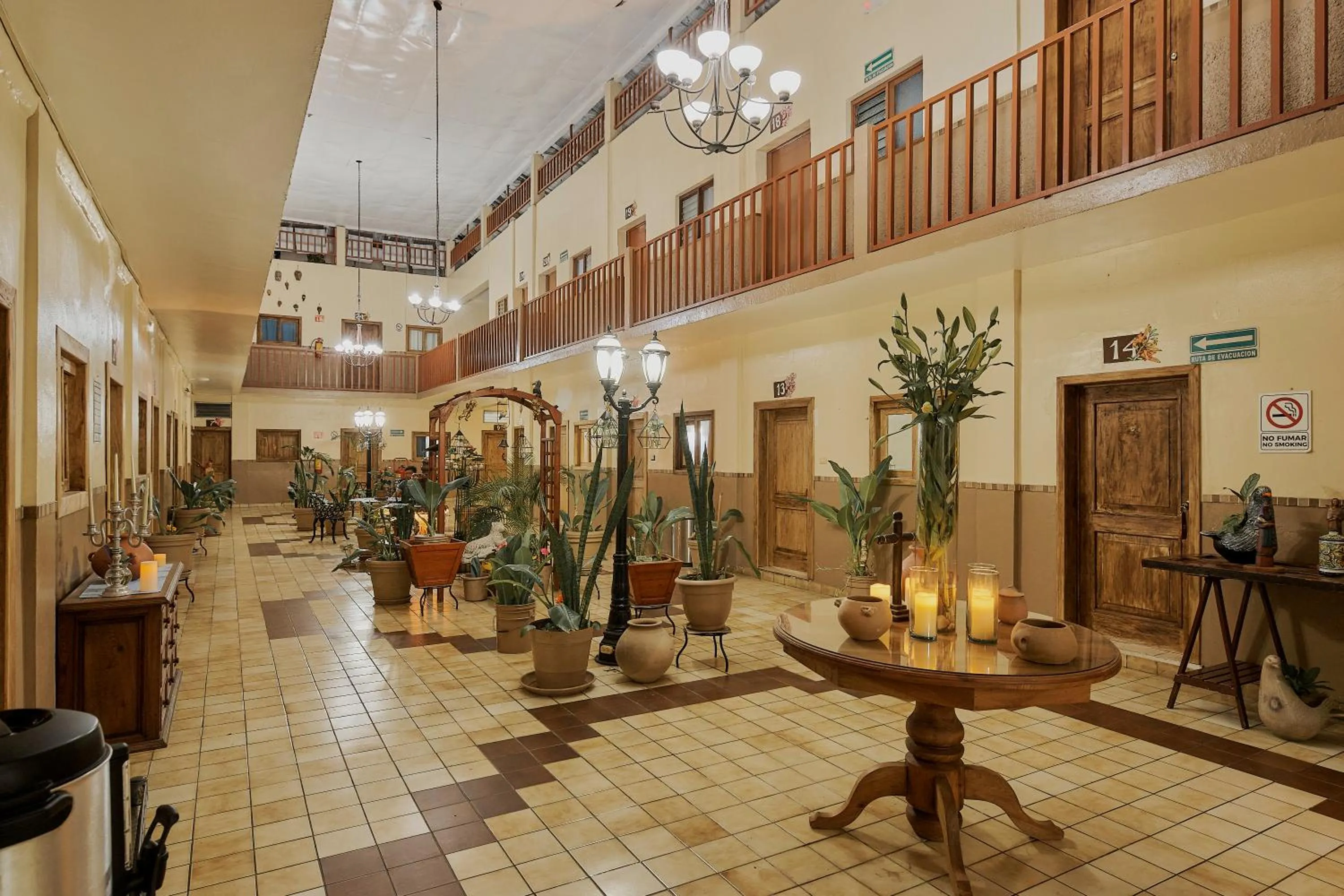 Property building in Hotel Cervantino