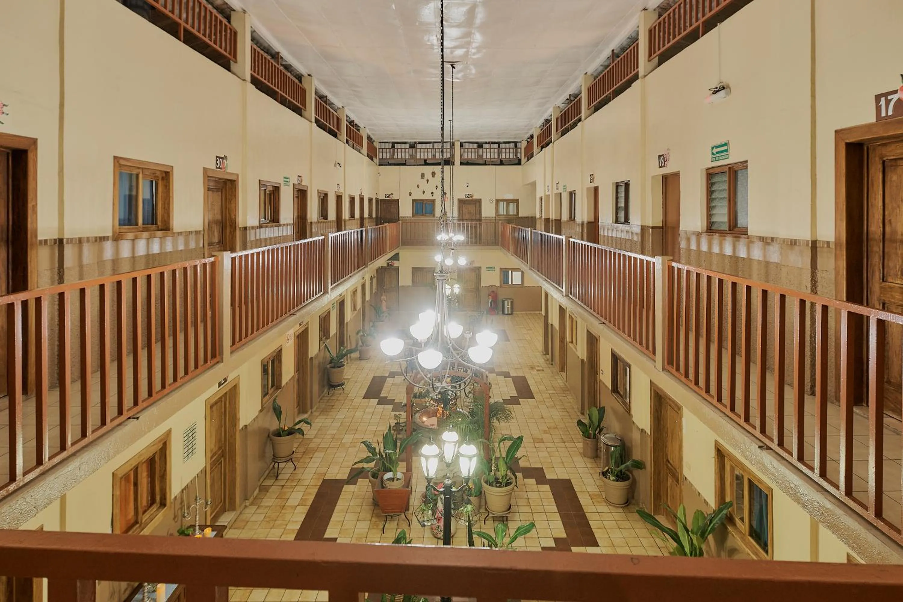 Property building in Hotel Cervantino