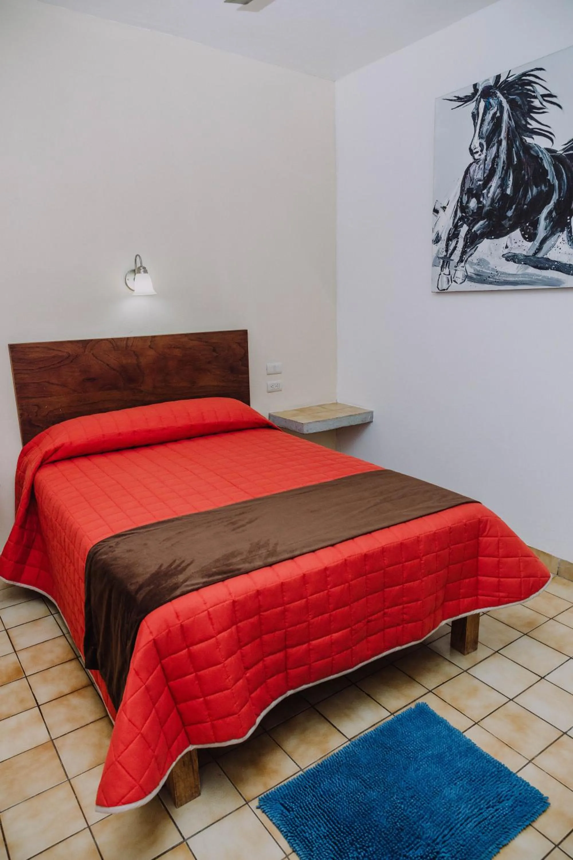 Bed in Hotel Cervantino